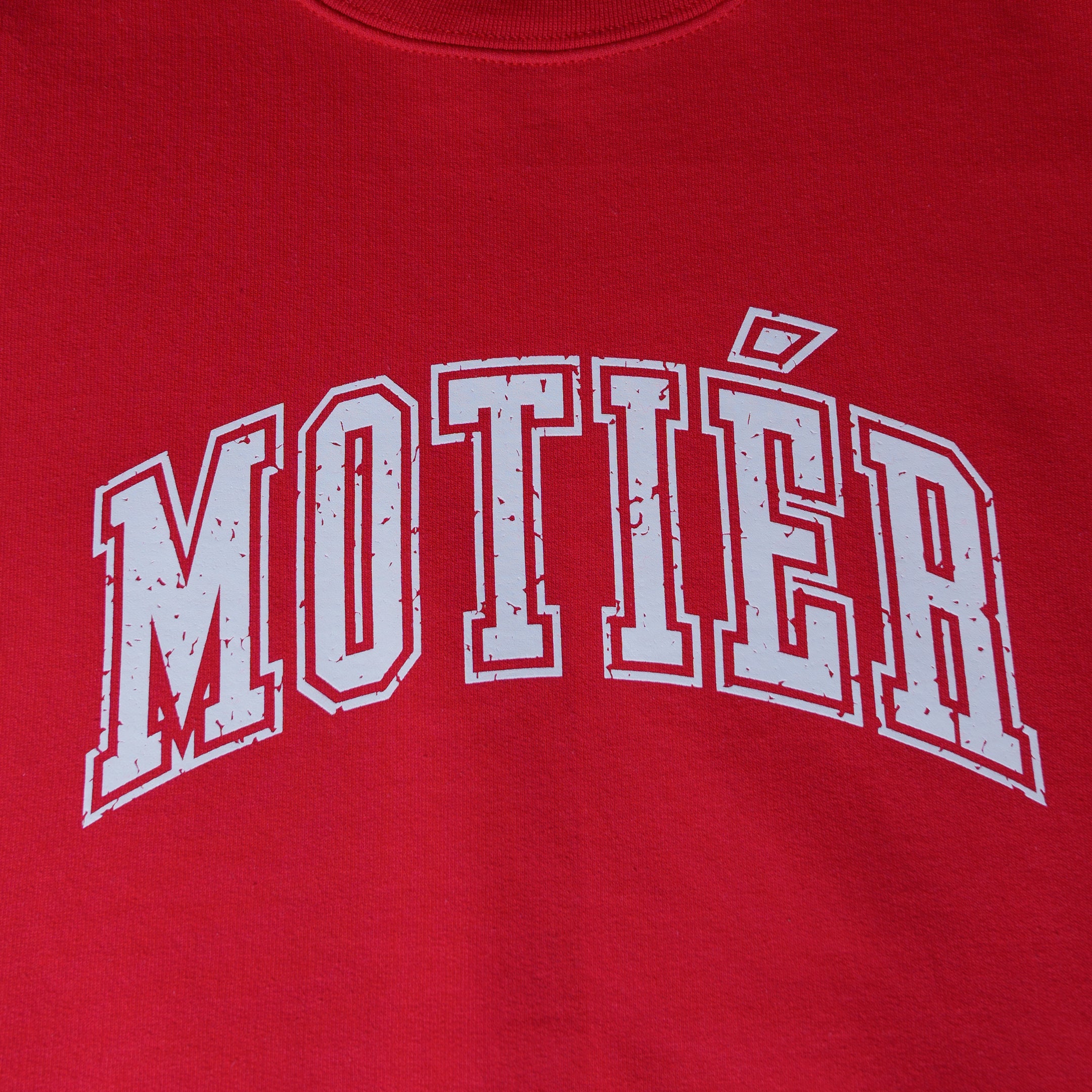 The University Crewneck (Vermillion) - Motier Lafayette 