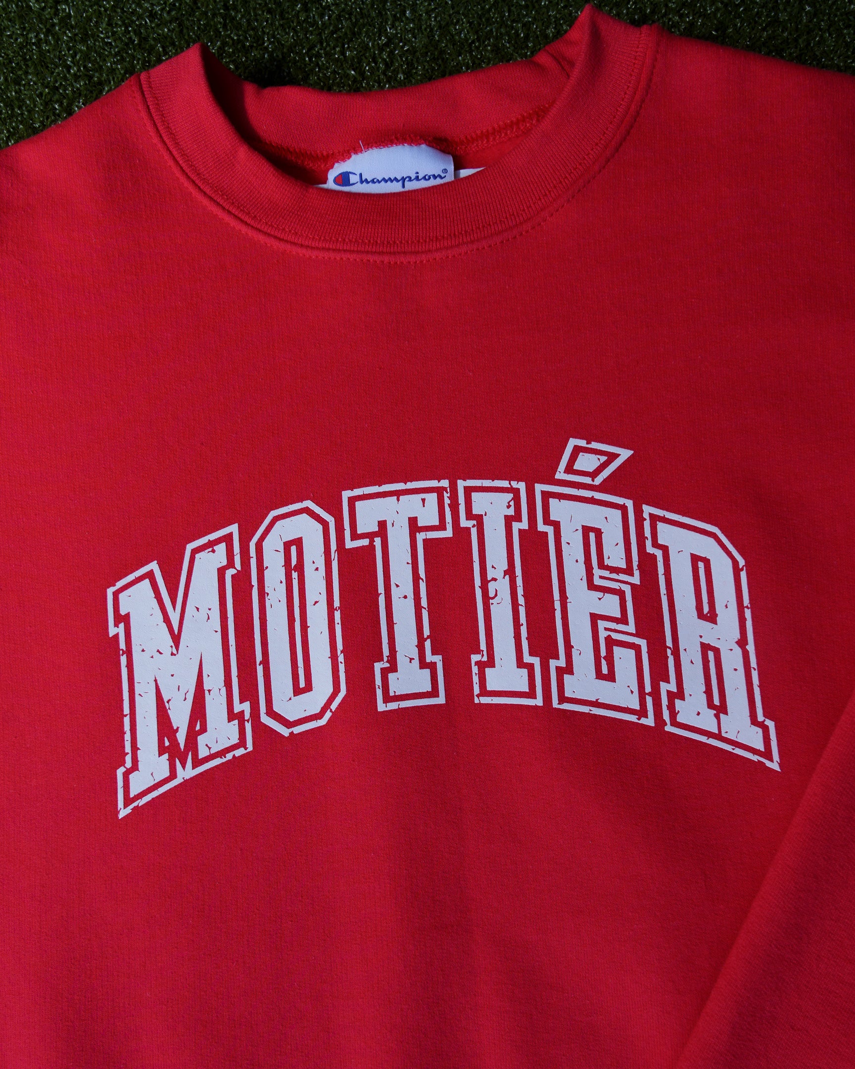 The University Crewneck (Vermillion) - Motier Lafayette 