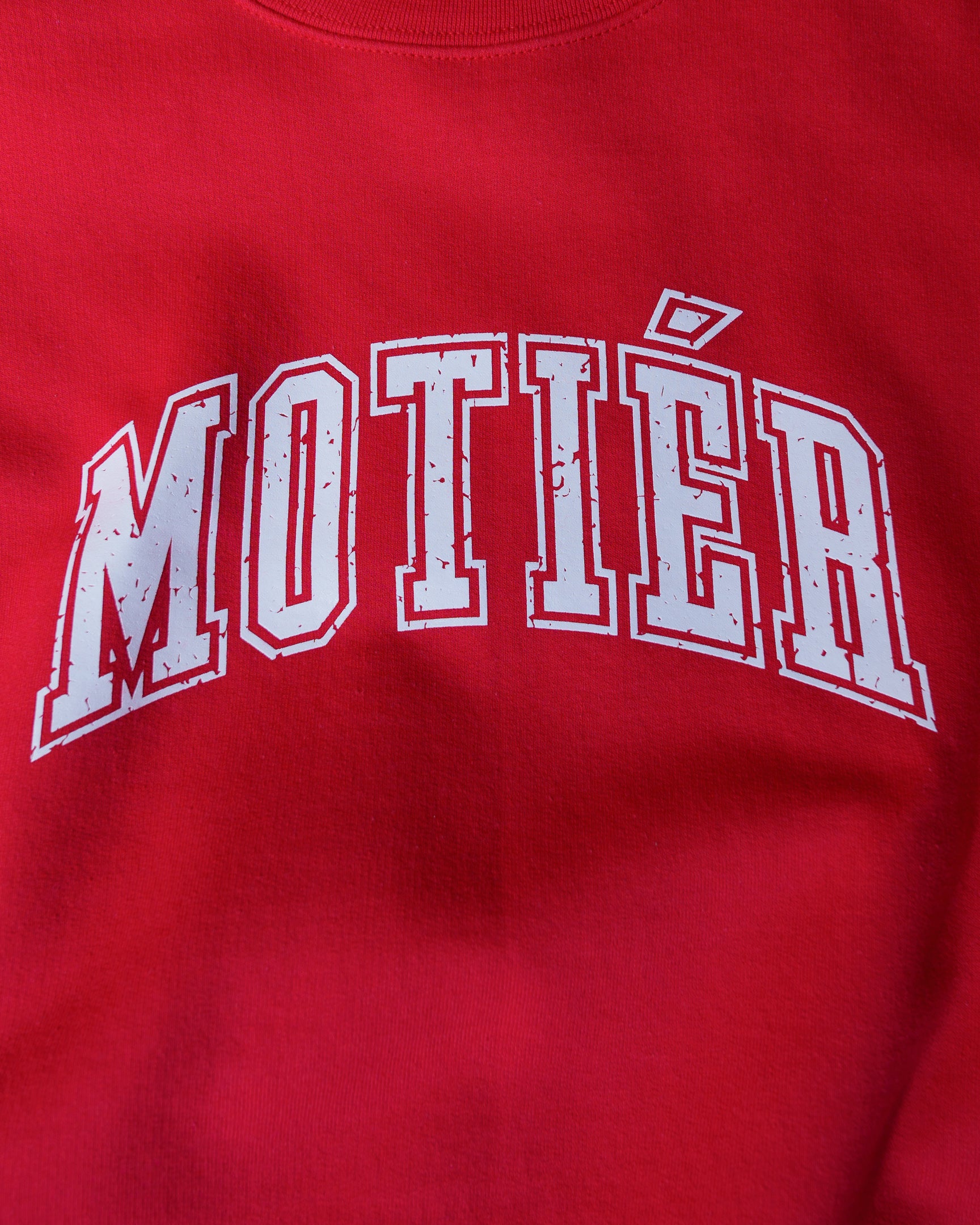 The University Crewneck (Vermillion) - Motier Lafayette 