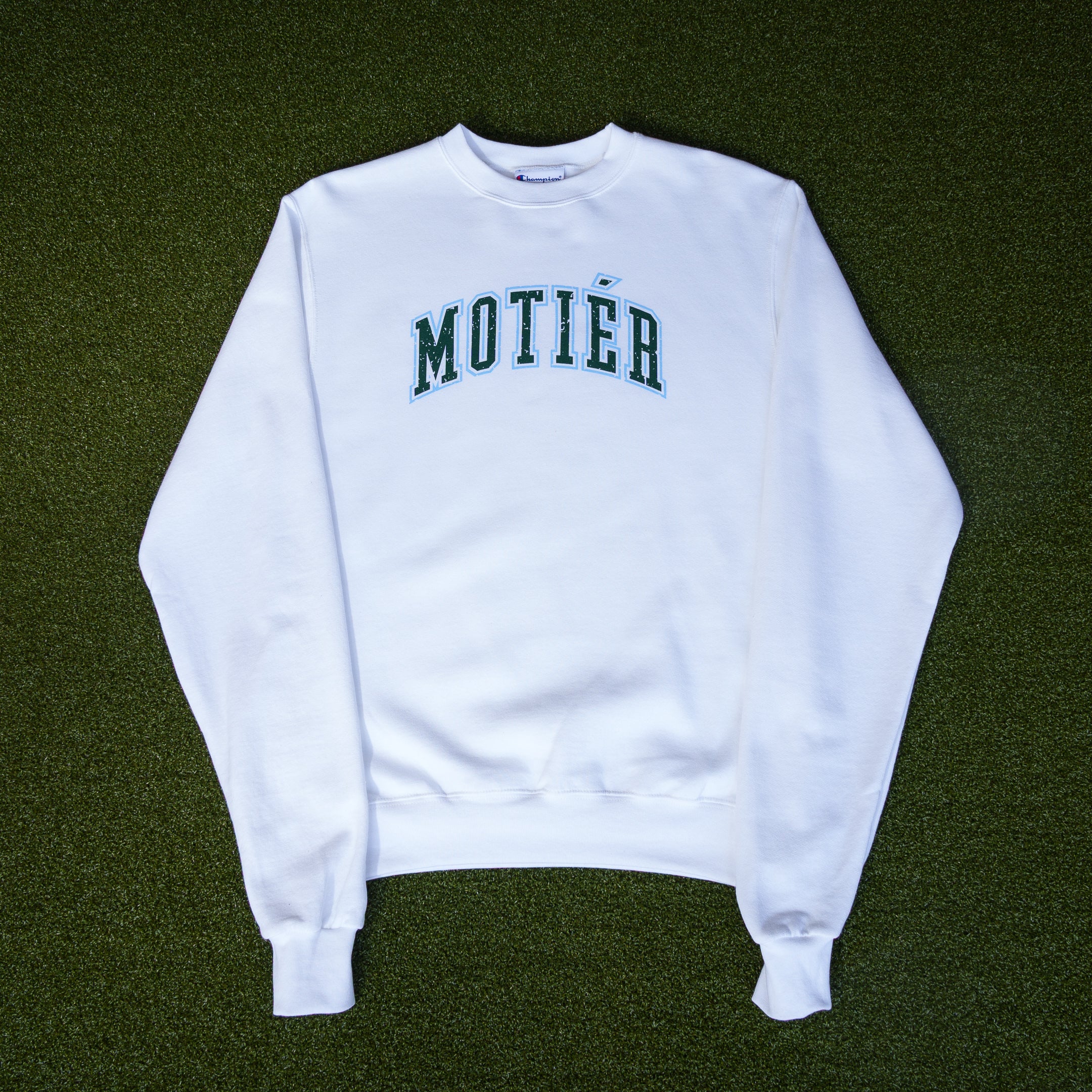 The University Crewneck (White) - Motier Lafayette 