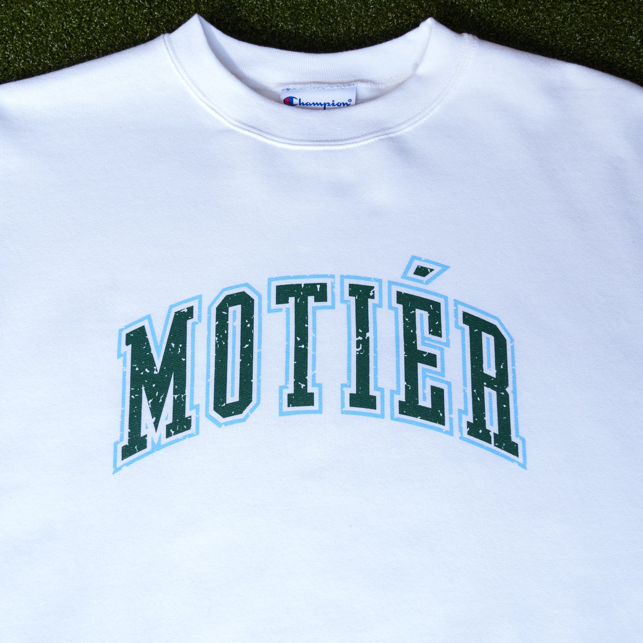 The University Crewneck (White) - Motier Lafayette 