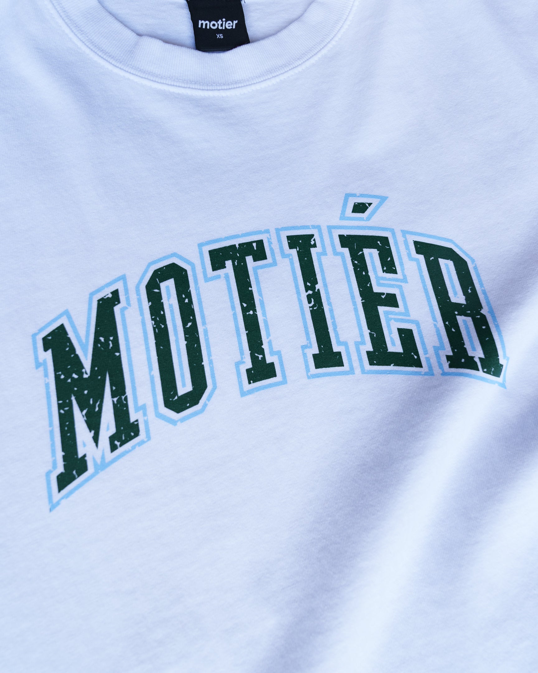 The University Luxe Tee (White) - Motier Lafayette 