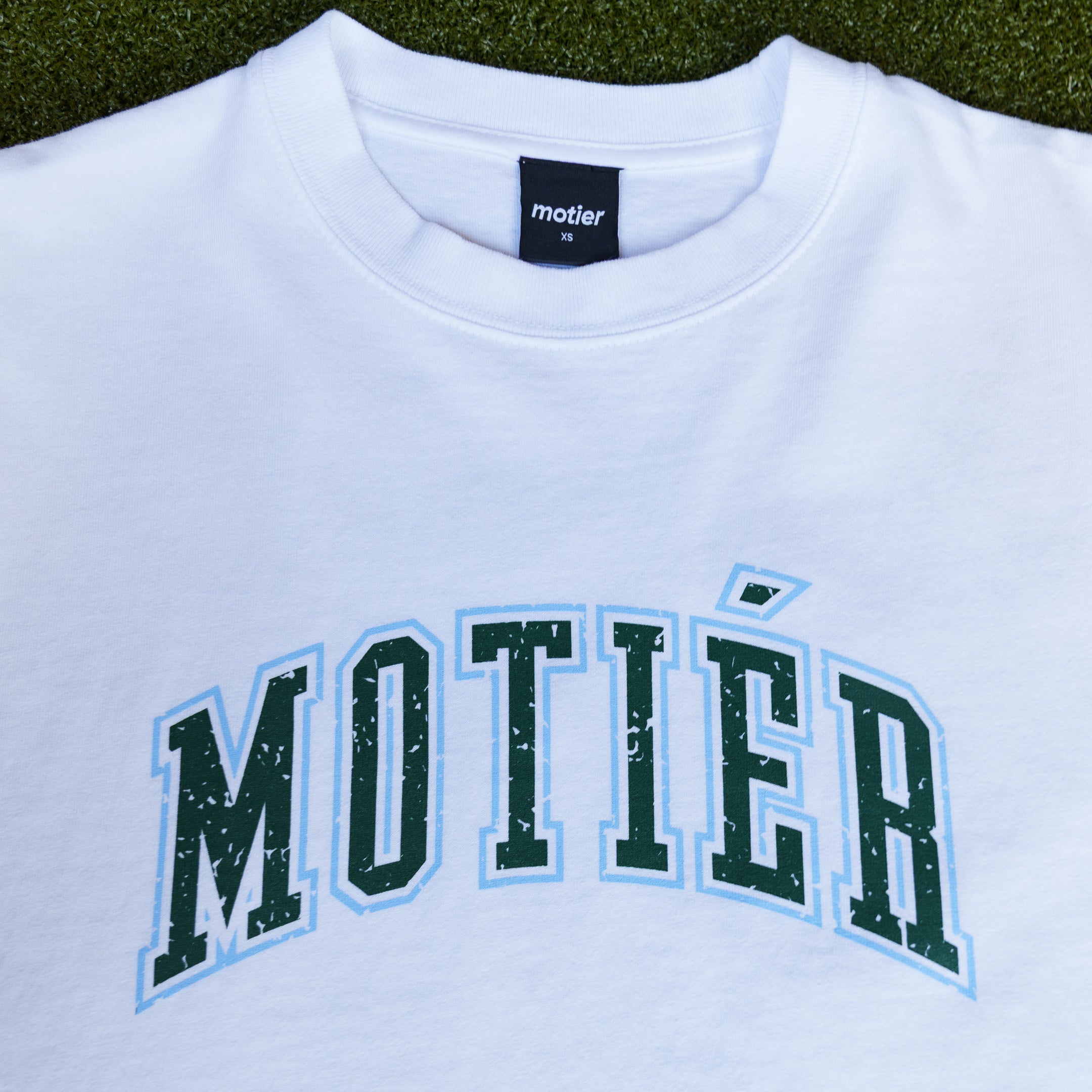The University Luxe Tee (White) - Motier Lafayette 
