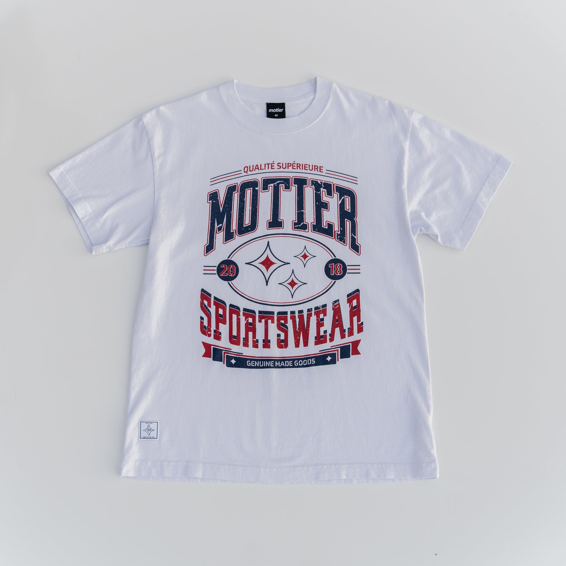 The Vintage Astroid Luxe Tee (Cloud) - Motier Lafayette 