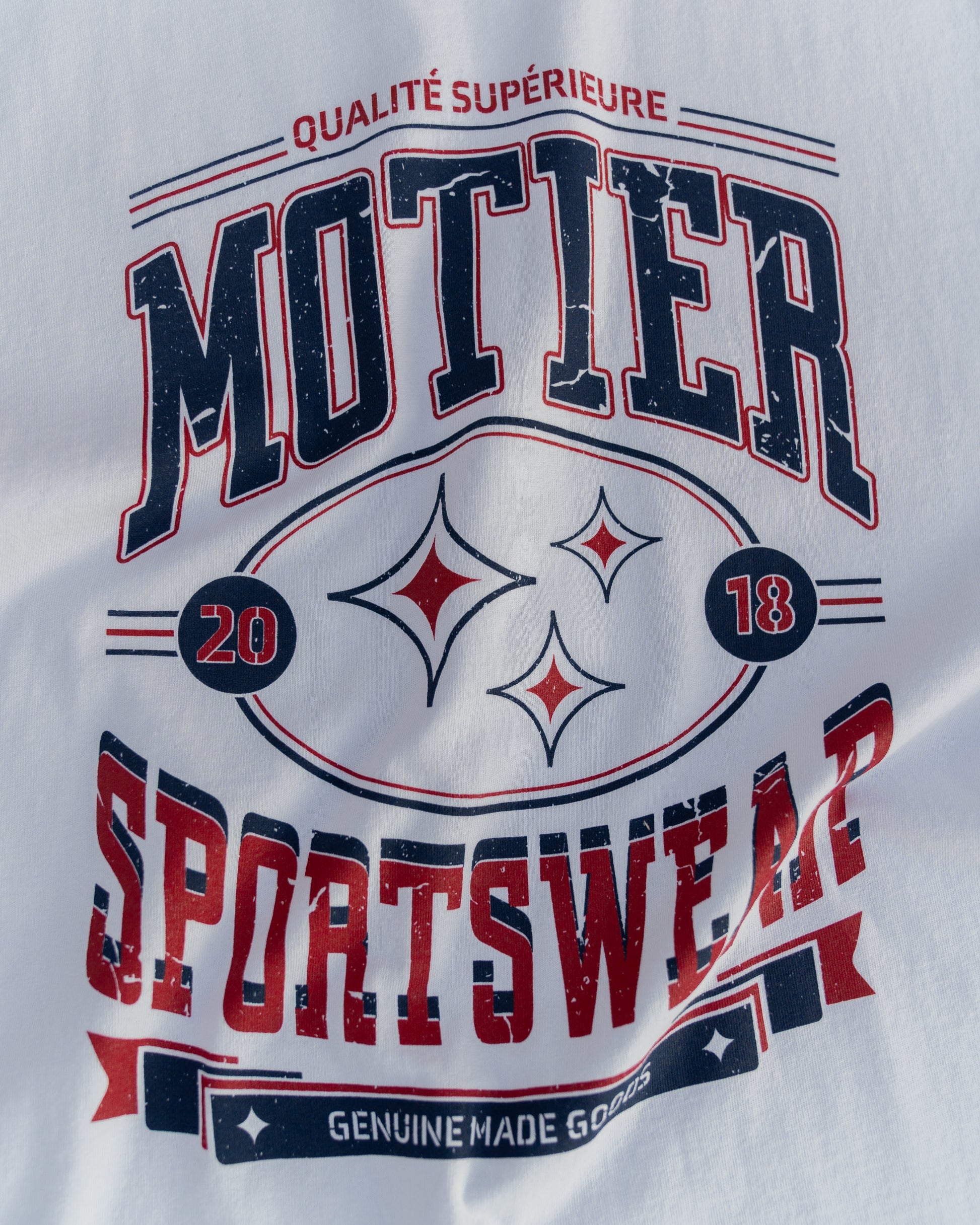 The Vintage Astroid Luxe Tee (Cloud) - Motier Lafayette 