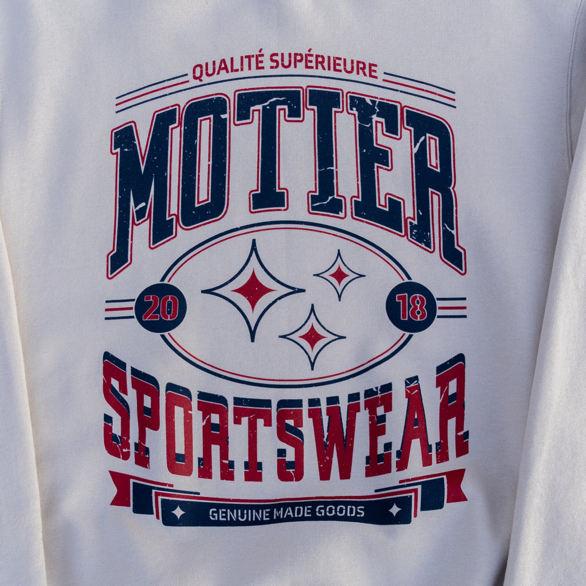 The Vintage Astroid Crewneck (Sand) - Motier Lafayette 