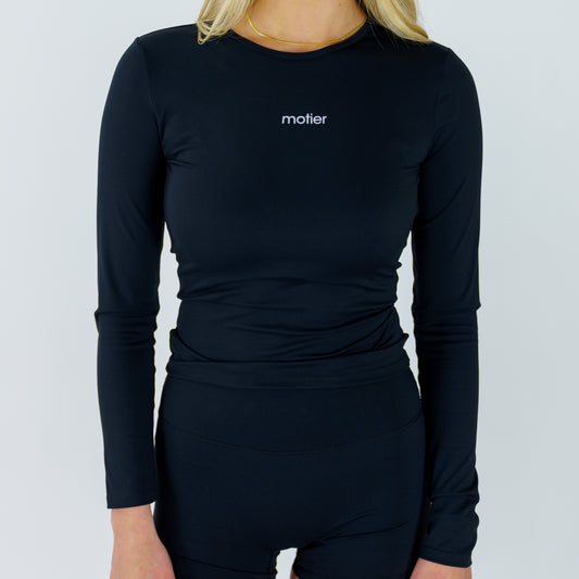 The Nyx Trainer L/S Active Top (Black)