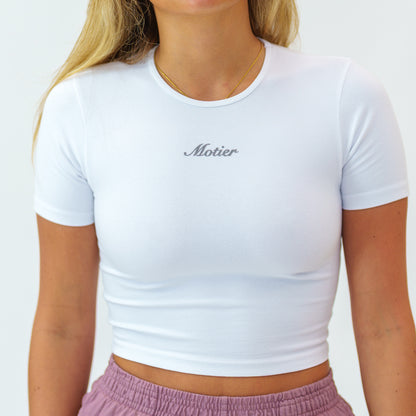 The Core Script Crop (White)