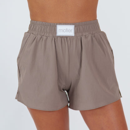 The Solace Active Short (Taupe)