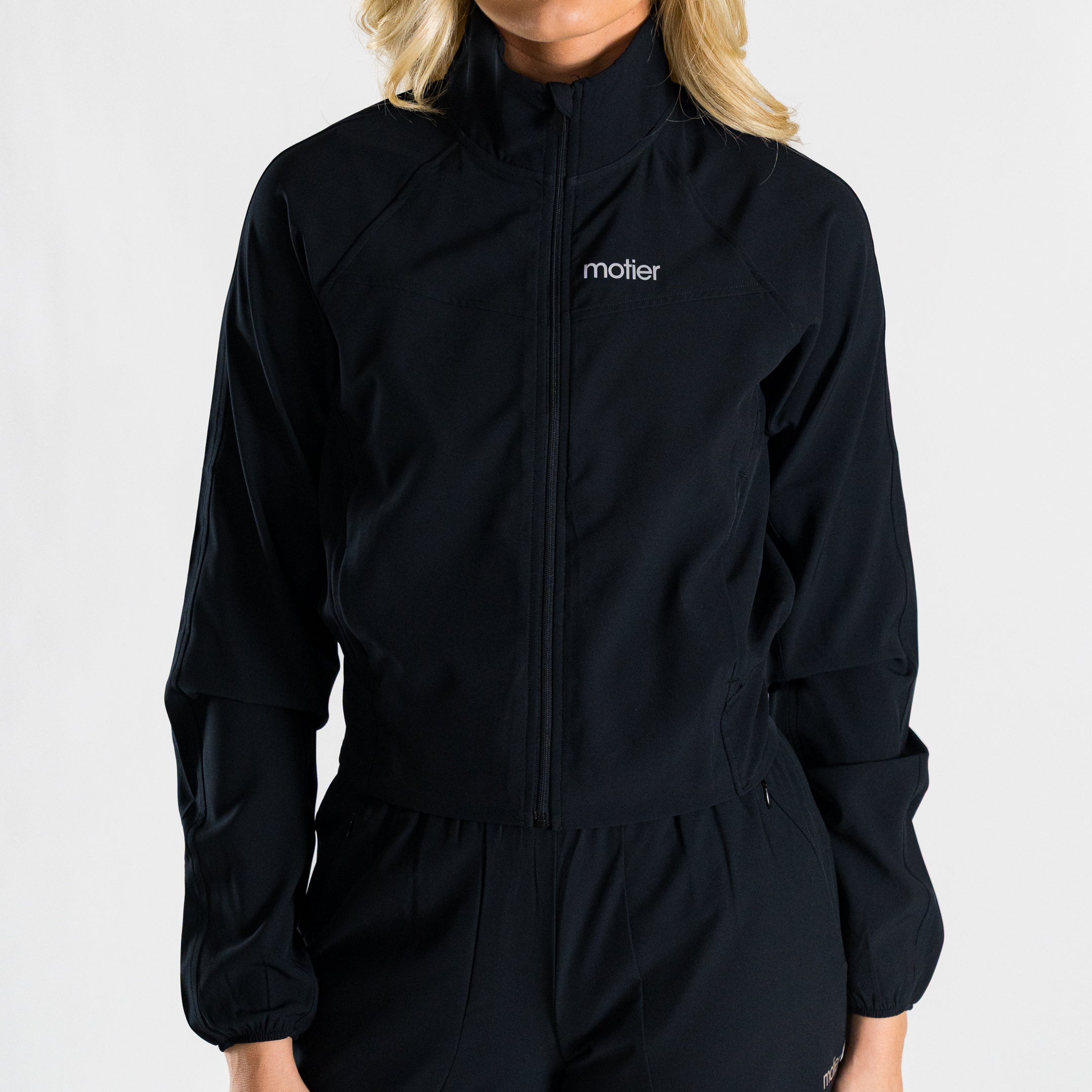 The Nyx Bomber Full-Zip (Black) - Motier Lafayette 