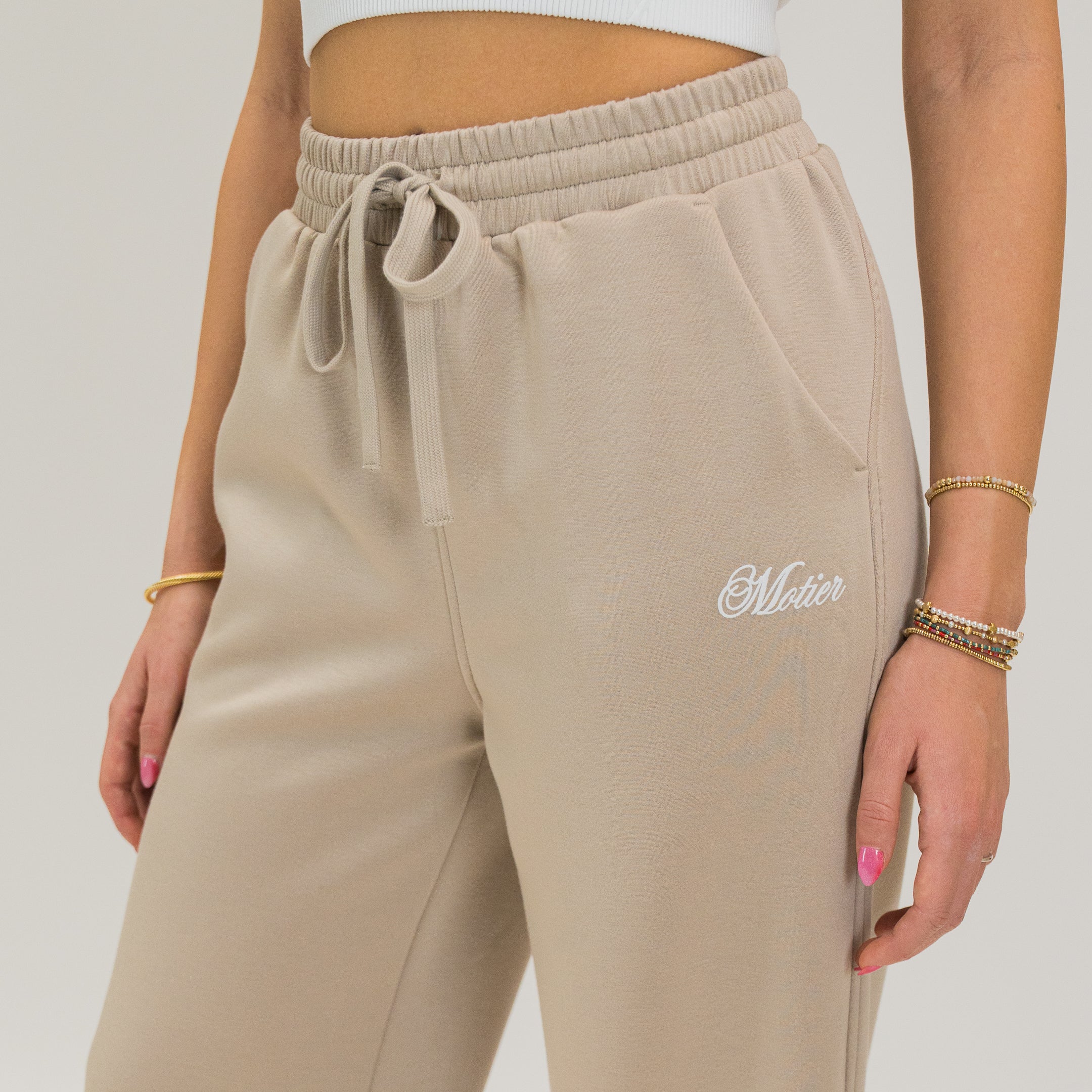 Motier Buttersoft Highwaist Pants (Rock Ridge) - Motier Lafayette 
