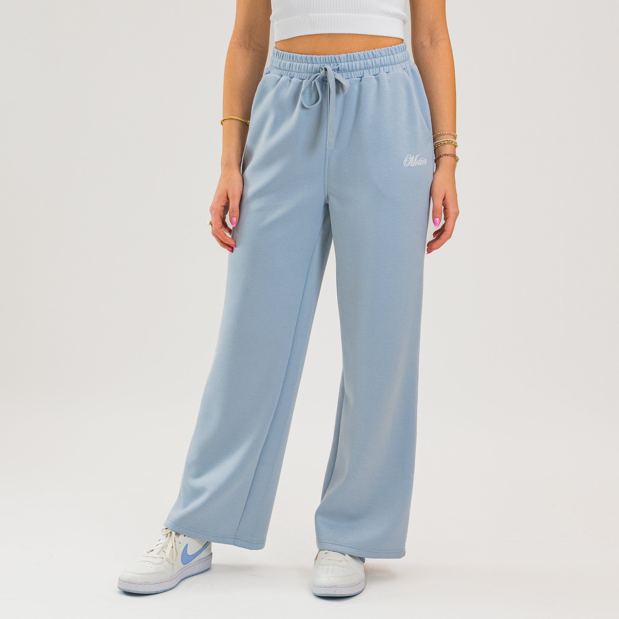 Motier Buttersoft Highwaist Pants (Coastal Blue) - Motier Lafayette 