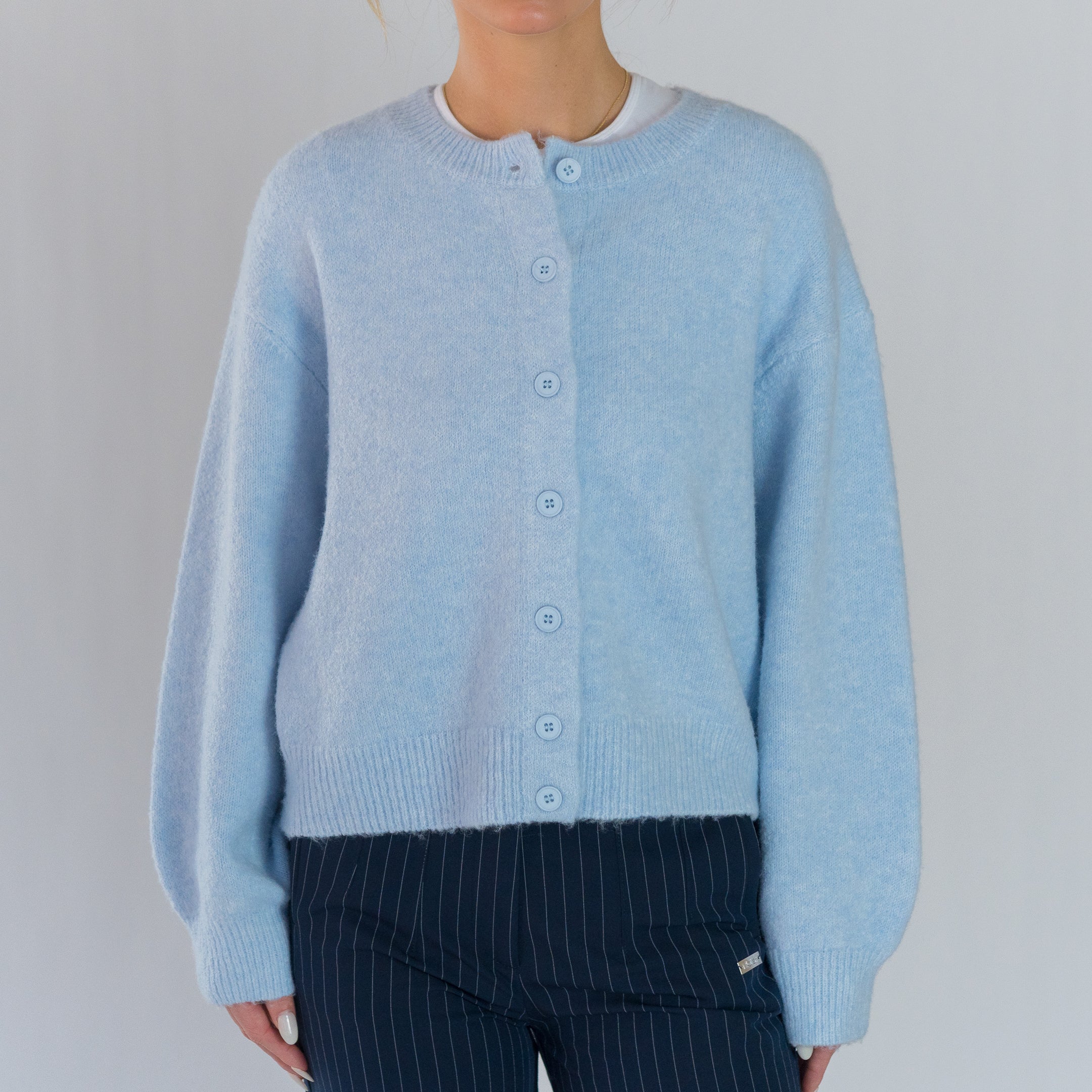 Motier Ribbed Knit Cardigan (Skyway) - Motier Lafayette 