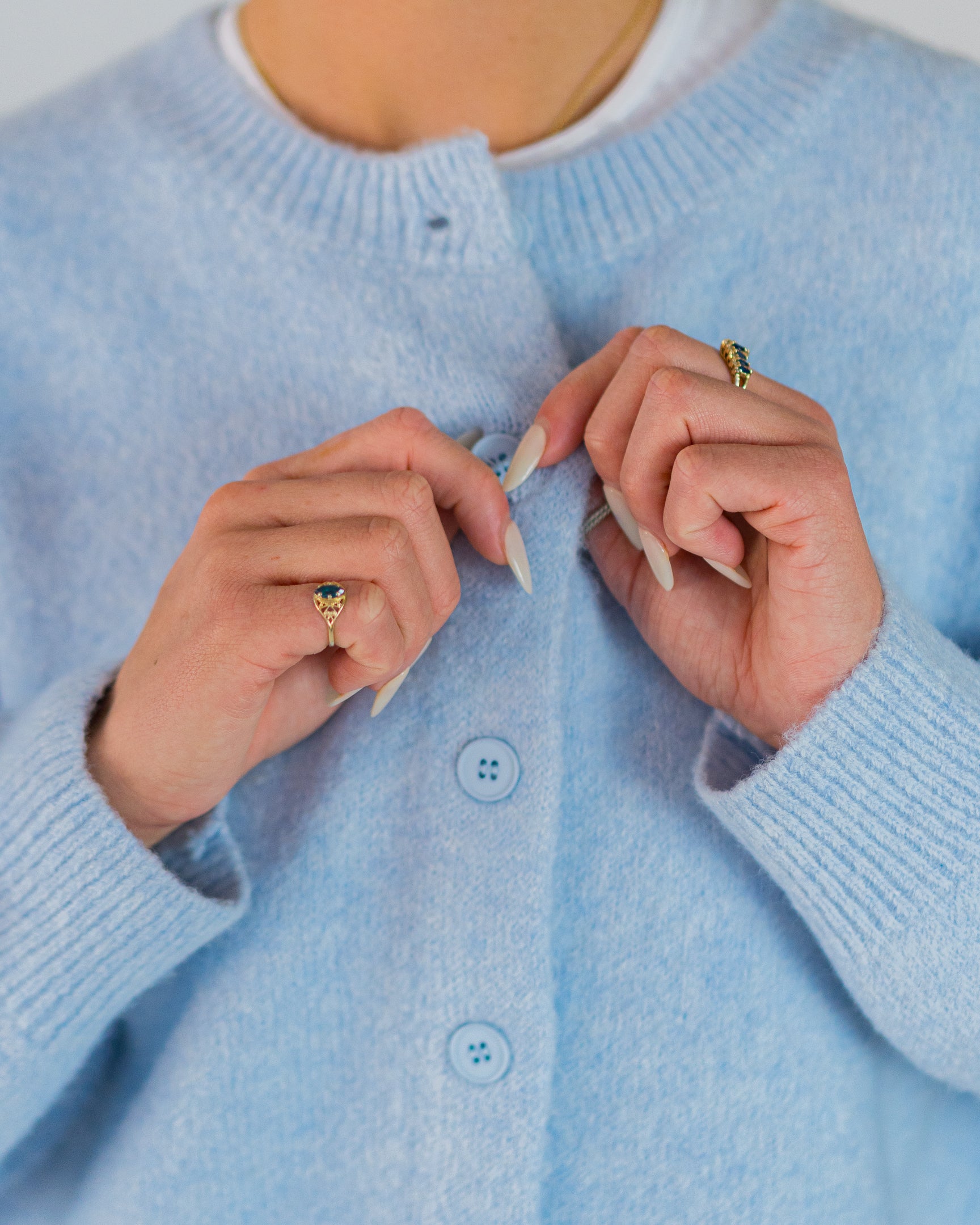 Motier Ribbed Knit Cardigan (Skyway) - Motier Lafayette 