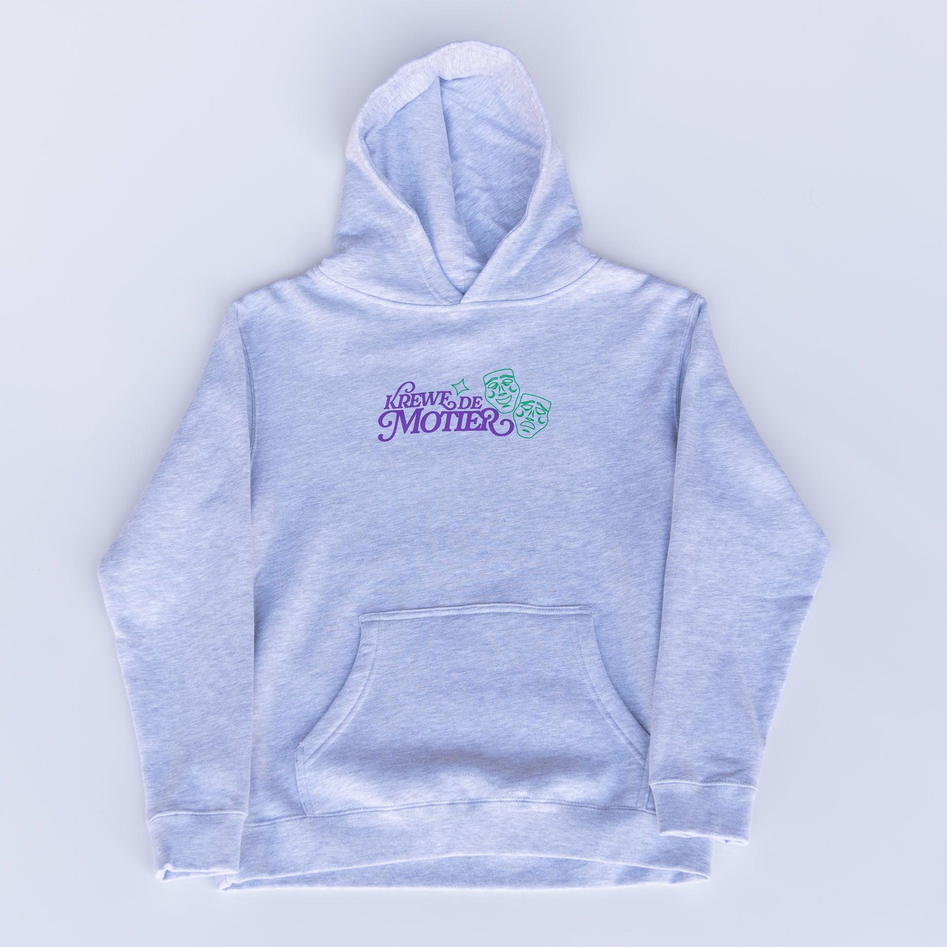 The Youth Krewe De Motier 2025 Hoodie (Grey) - Motier Lafayette 