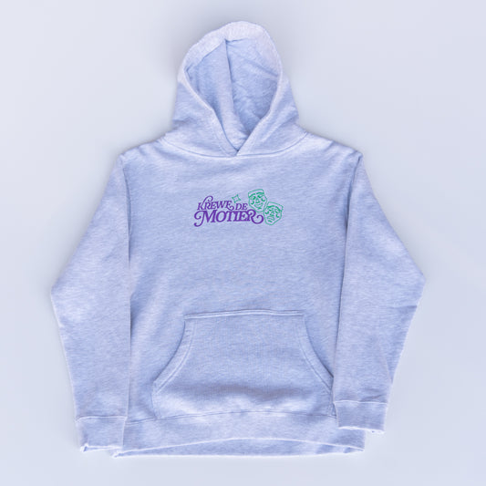 The Youth Krewe De Motier 2025 Hoodie (Grey) - Motier Lafayette 