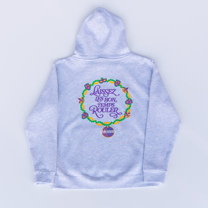 The Youth Krewe De Motier 2025 Hoodie (Grey) - Motier Lafayette 