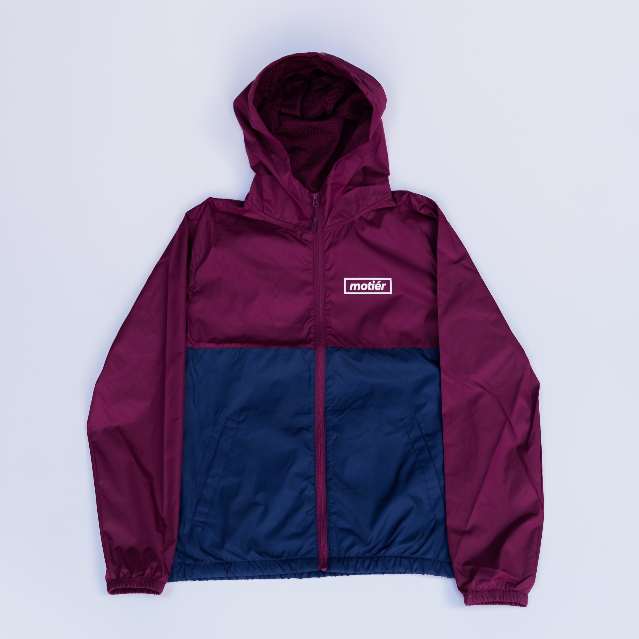 The Youth Box Logo Anorak (Maroon/Navy)