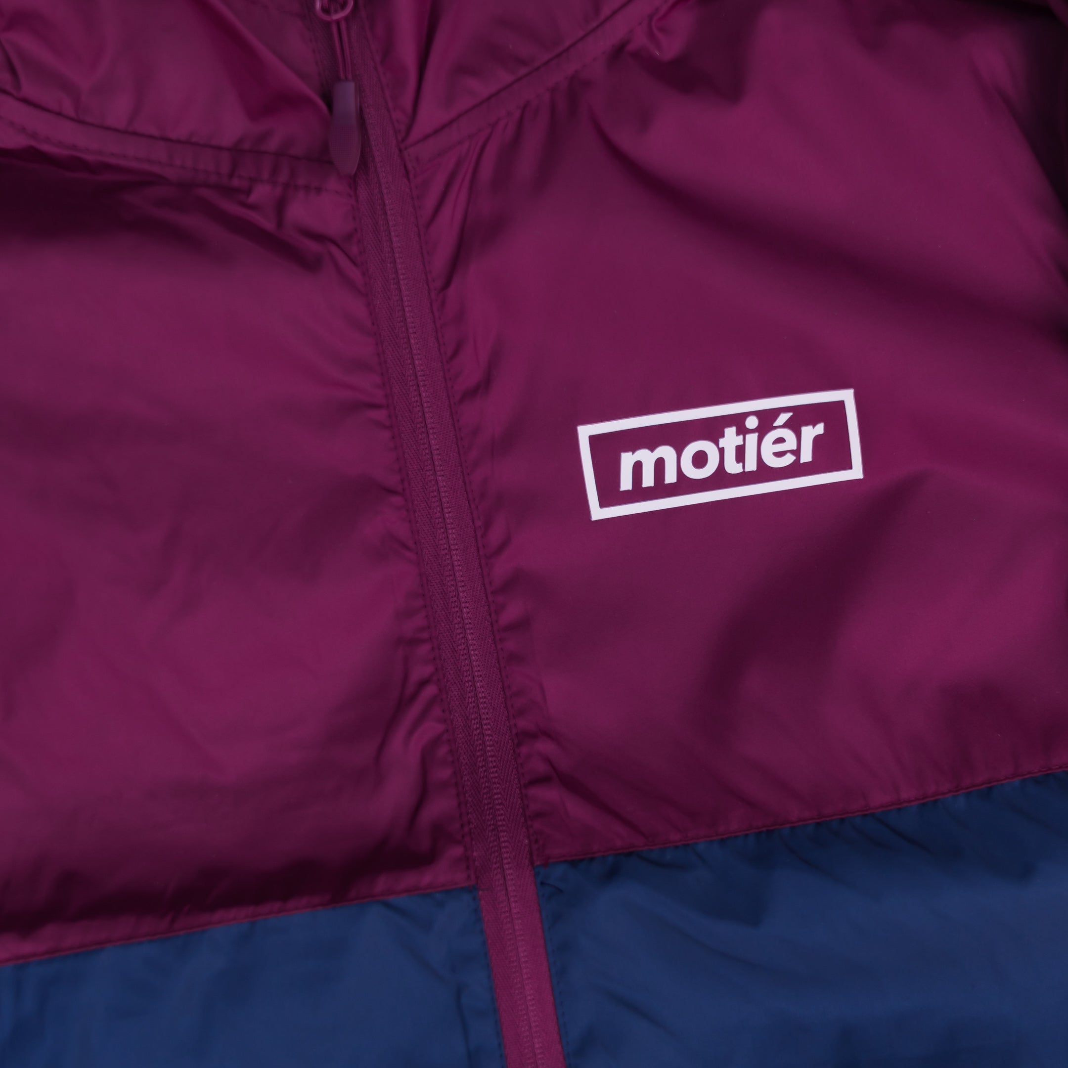 The Youth Box Logo Anorak (Maroon/Navy)