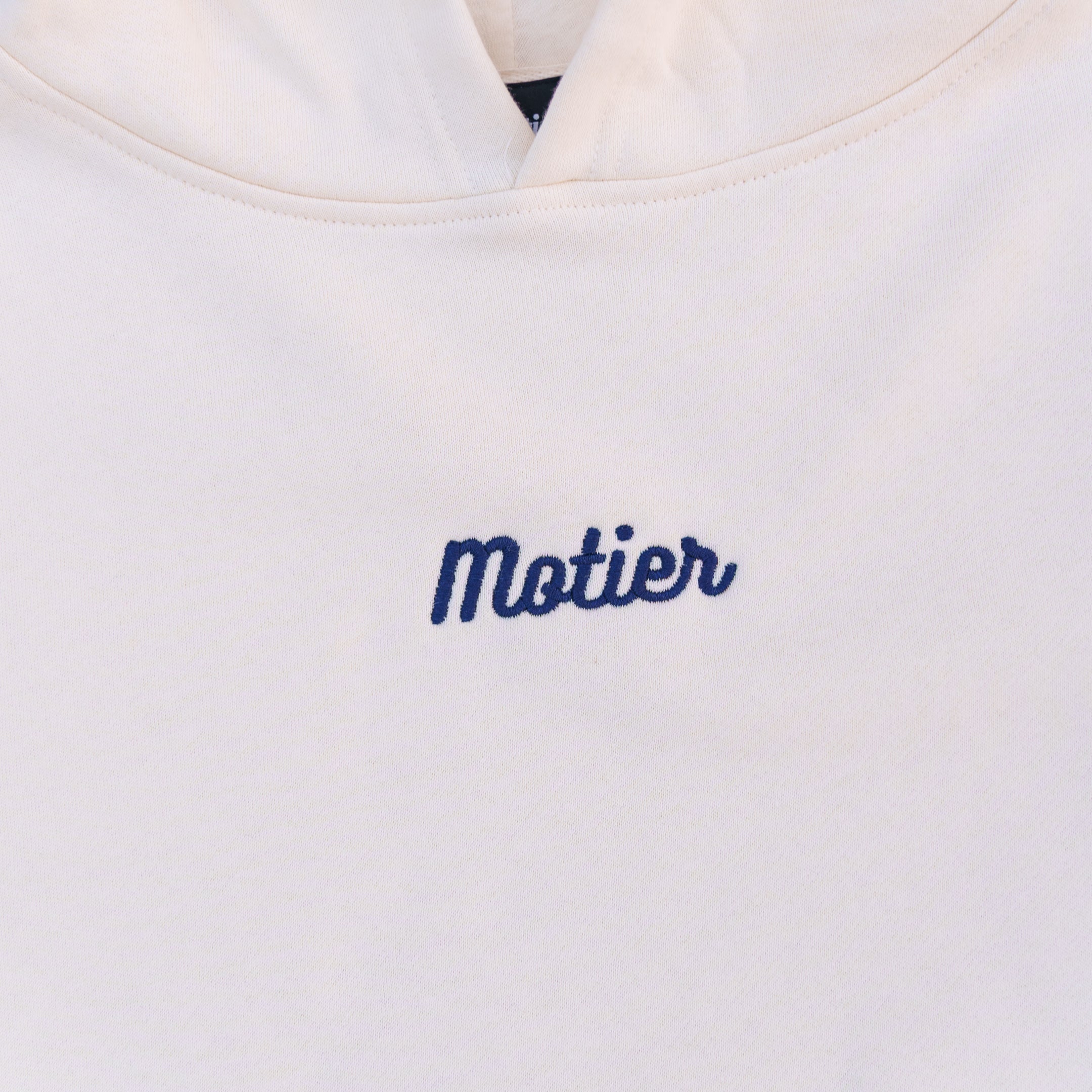 Youth Pin Script Embroidered Hoodie (Sand)