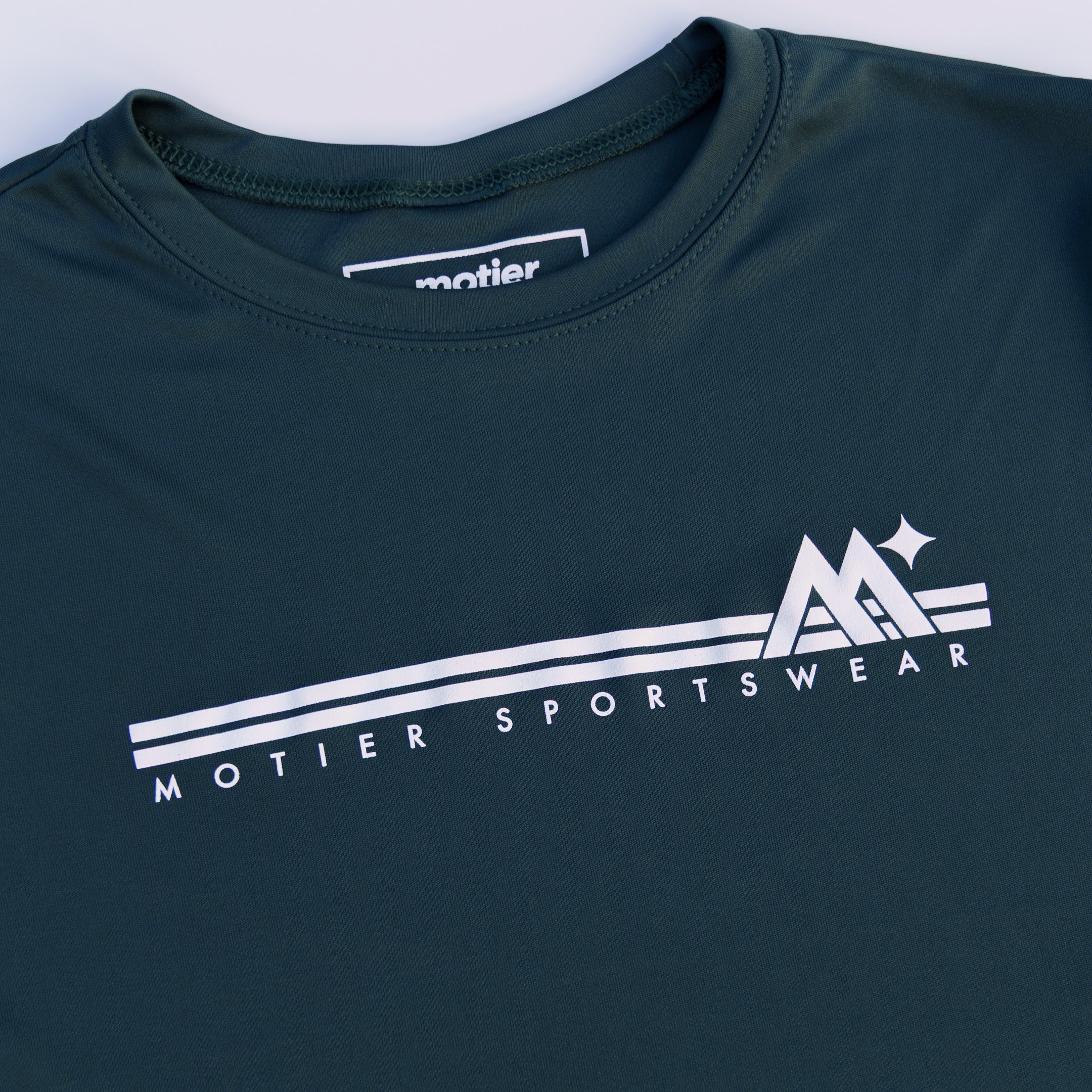 Youth Two-Stripe 2.0 Active Tee (Pine)
