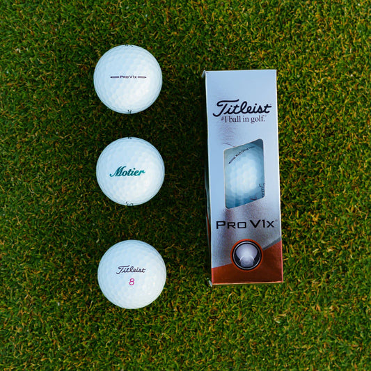Motier Script Pro V1x Golf Balls (Sleeve) - Motier Lafayette 