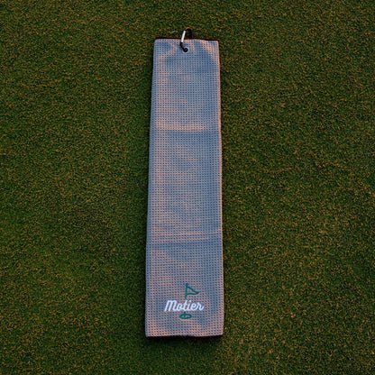 The Pin MicroFiber Golf Towel (Grey) - Motier Lafayette 
