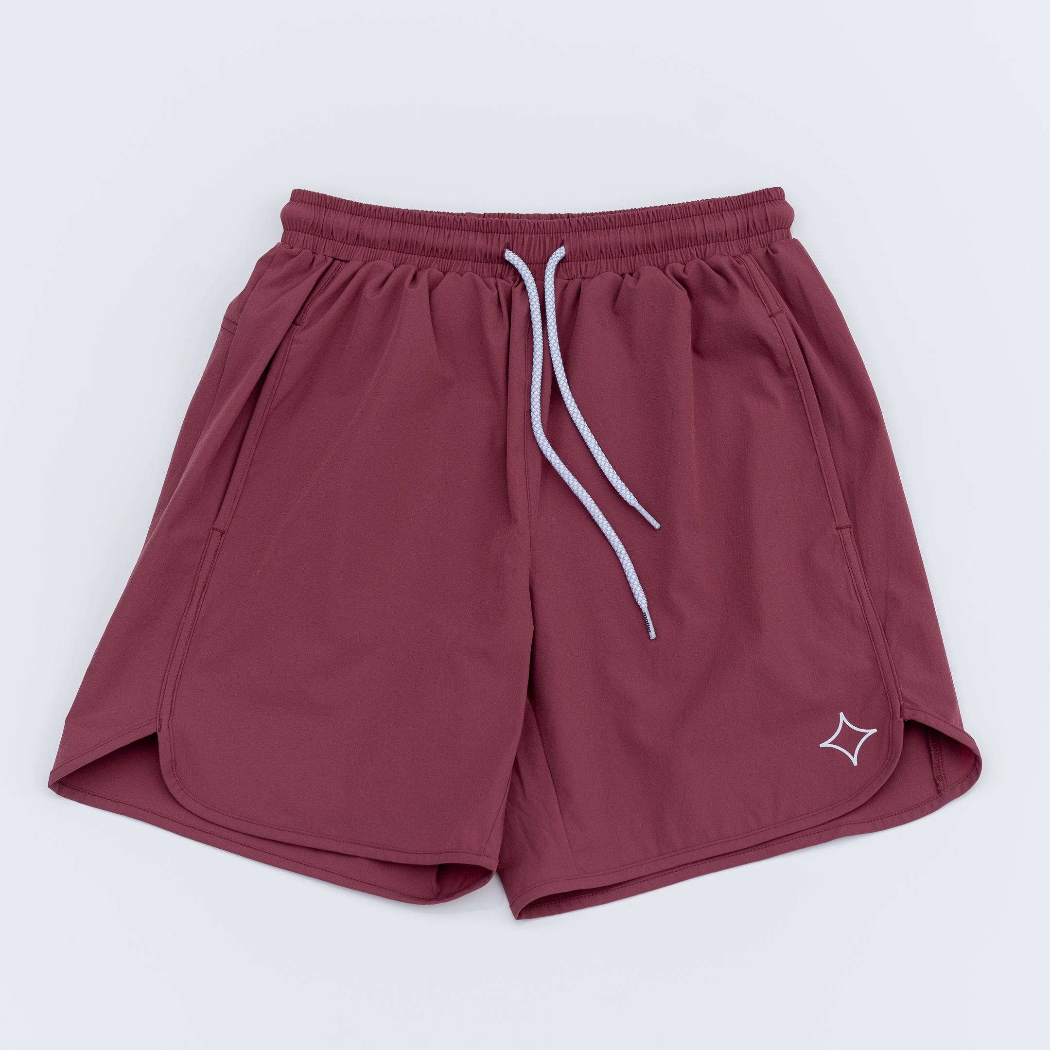 Refined Active Shorts (Lt. Maroon) - Motier Lafayette 