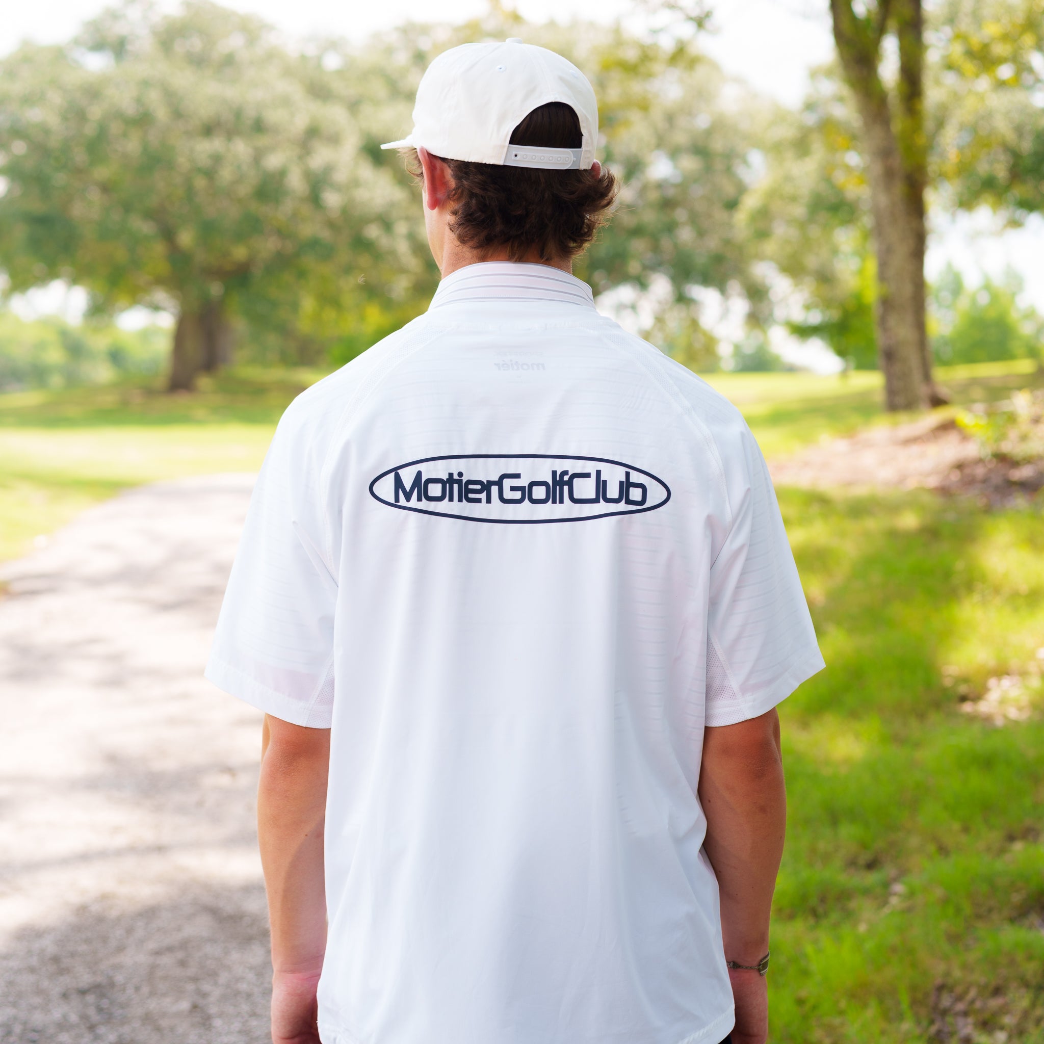 The Apex Half-Zip Pullover (White)