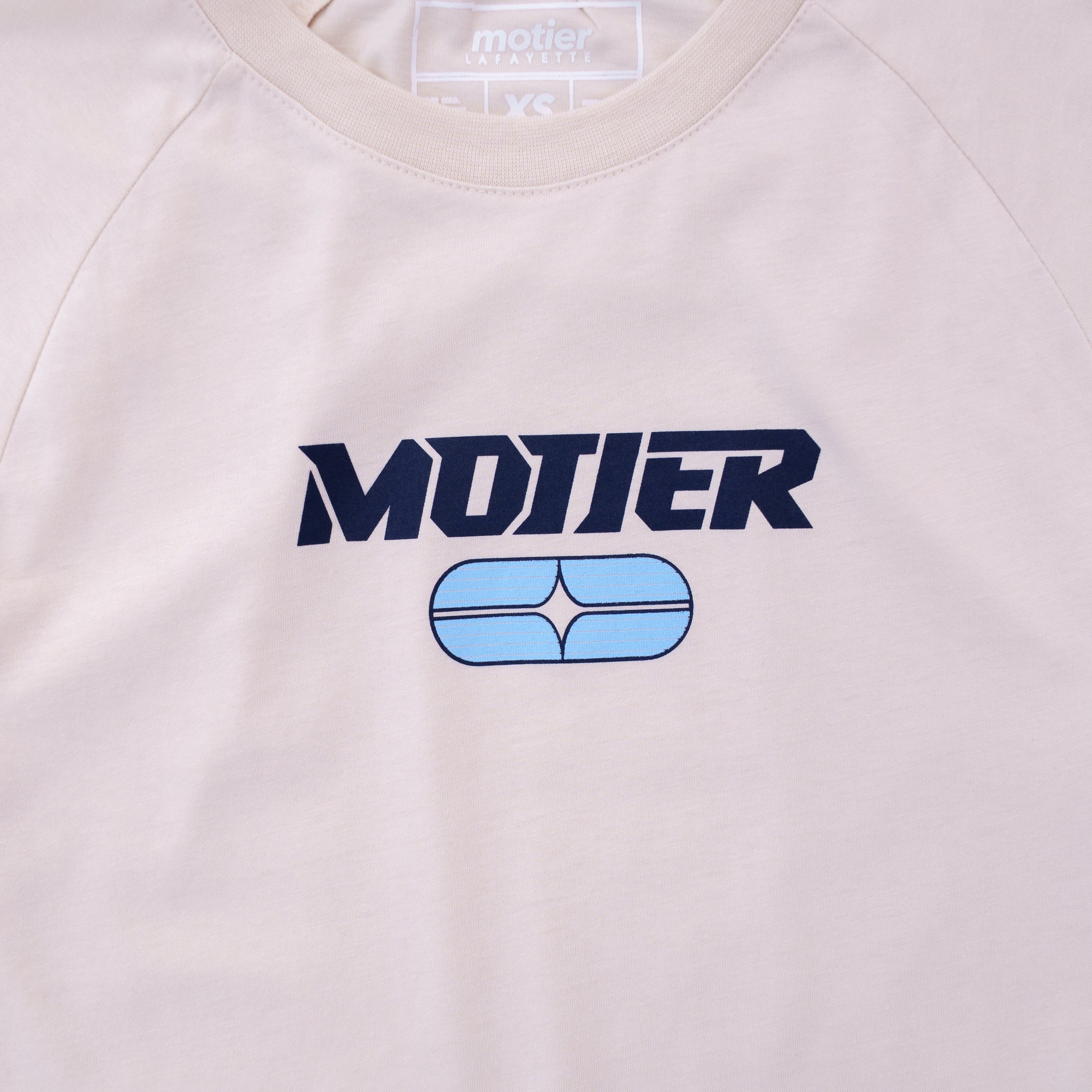Men's Axis Active Tee (Cream) - Motier Lafayette 