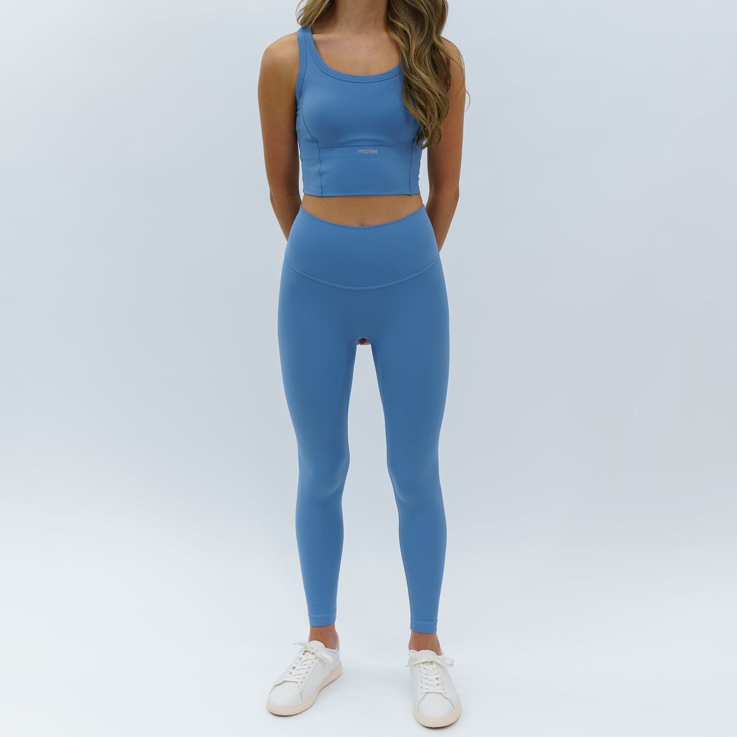 The Nyx Molded Cup Sports Bra (Azure Blue)