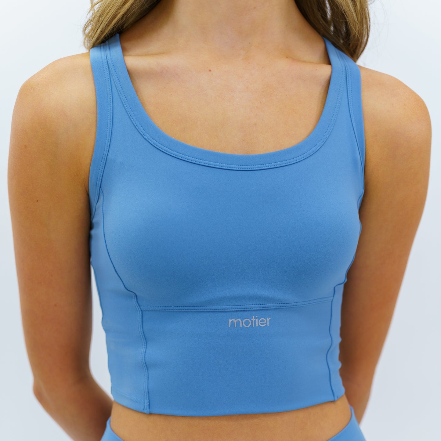 The Nyx Molded Cup Sports Bra (Azure Blue)