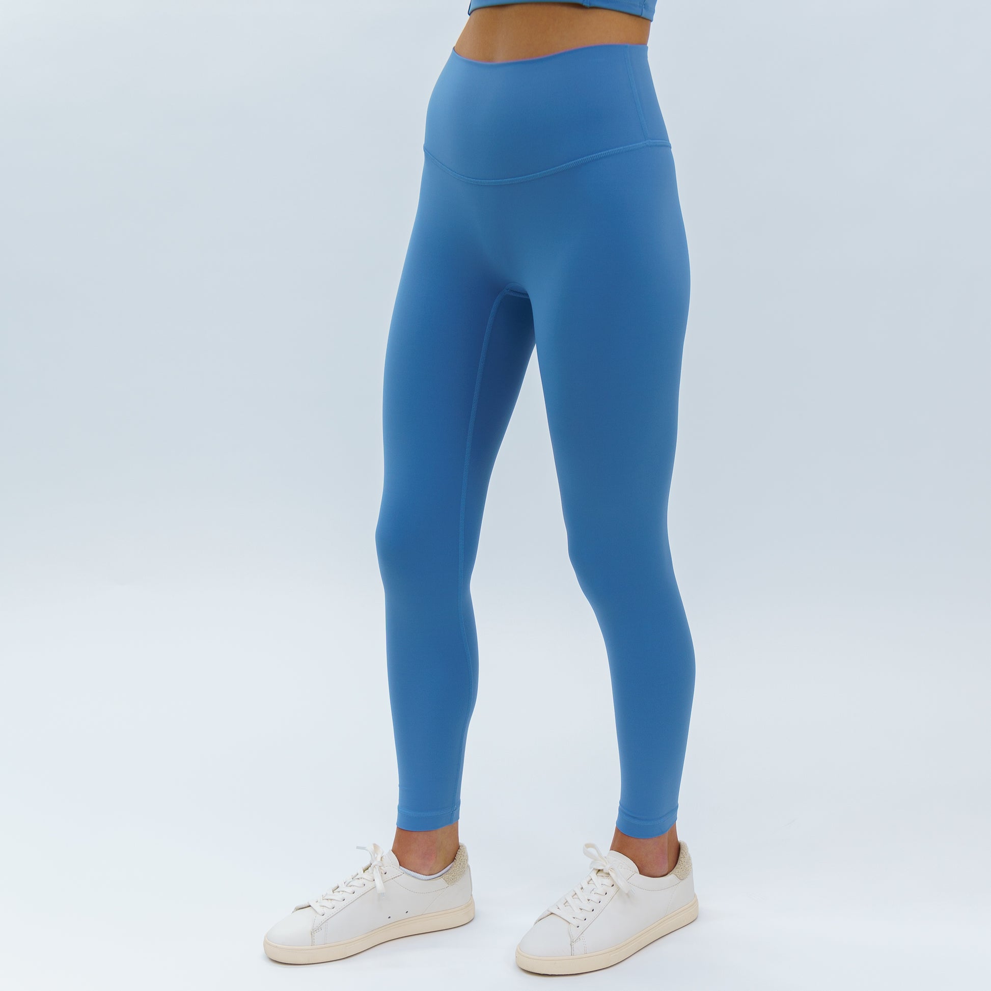 Sky Blue And Cotton Ladies Legging, Size: Medium And Large at Rs