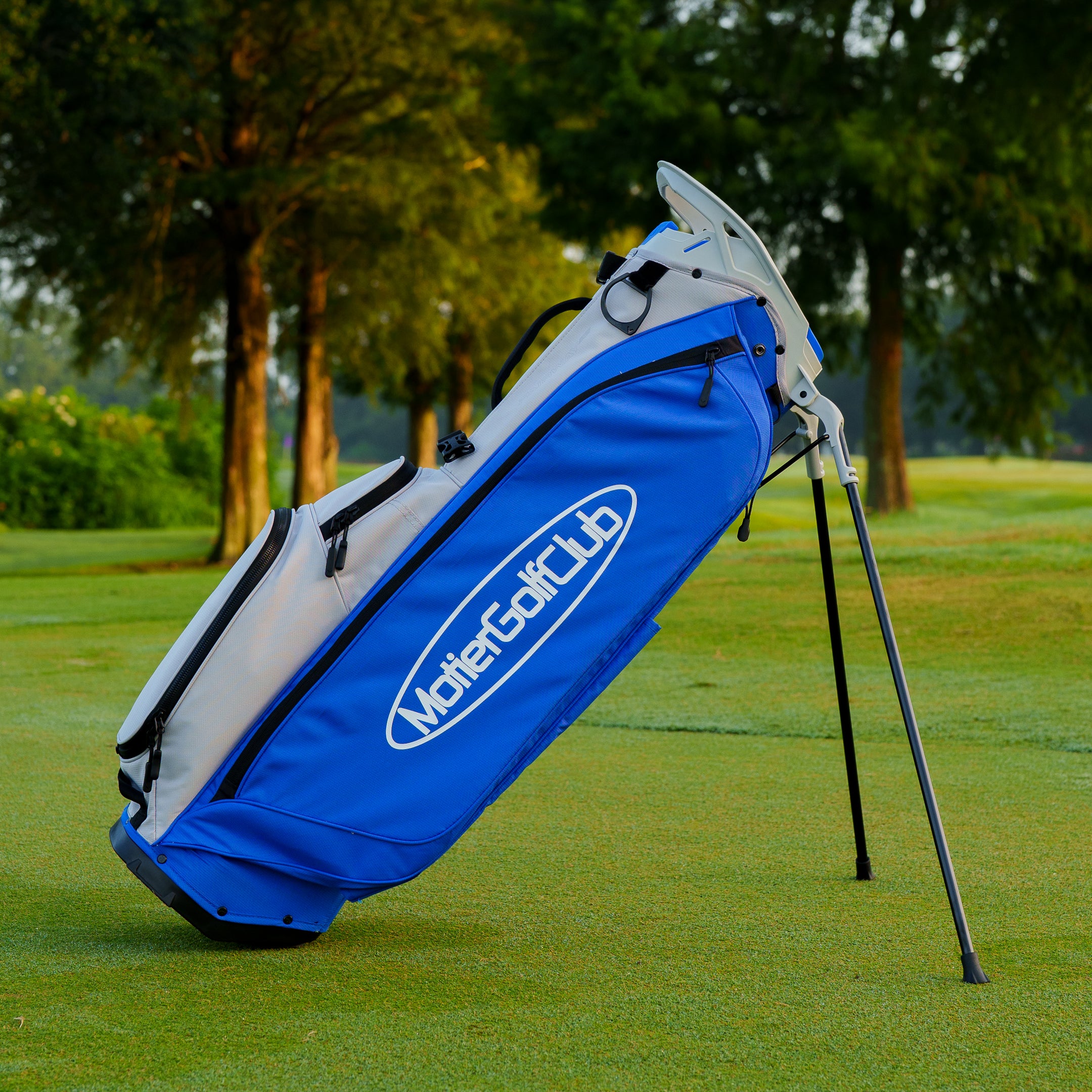 The Motier Fairway C Callaway Tour Golf Bag (Silver/Neptune)