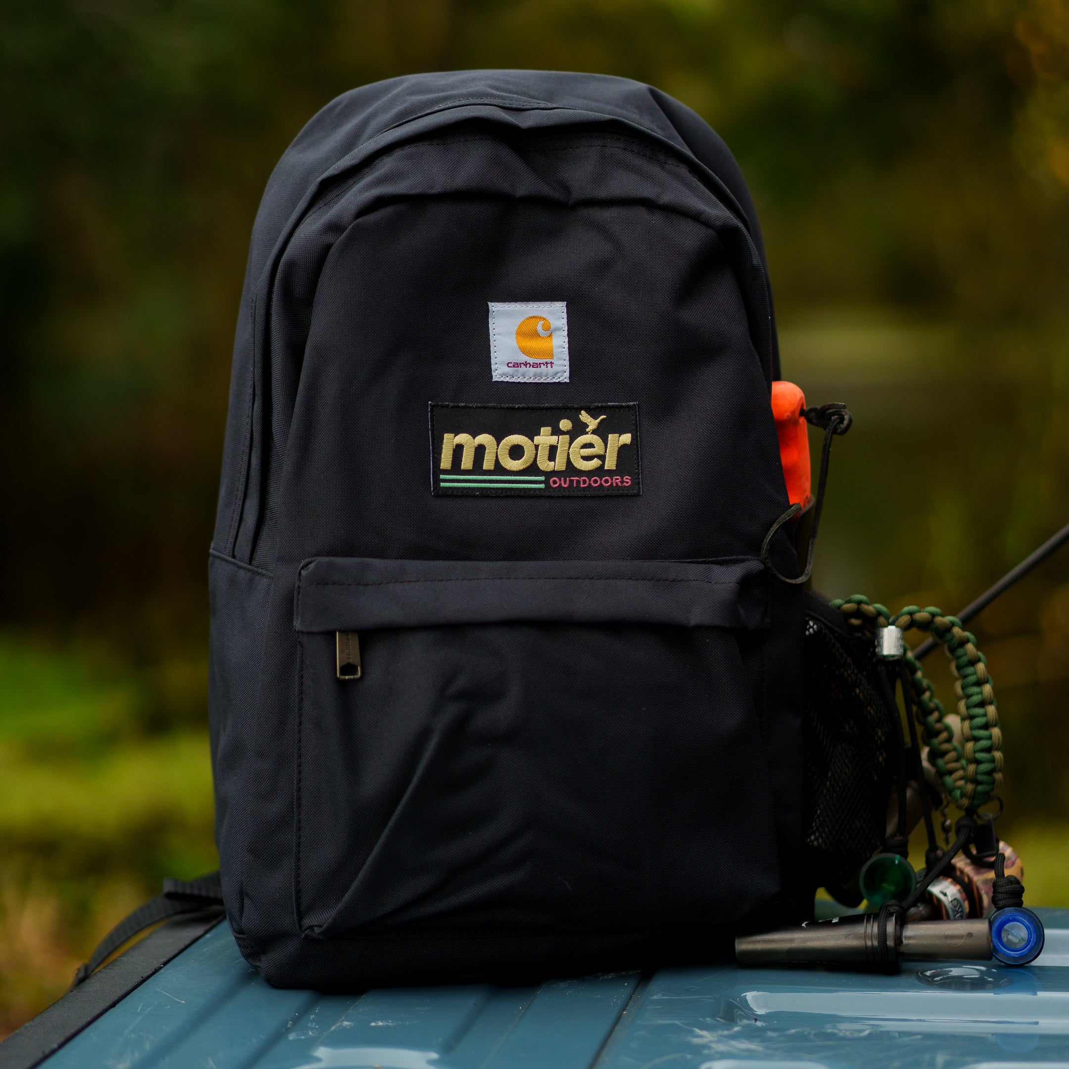 The Motier Outdoors Canvas Backpack (Black) - Motier Lafayette 