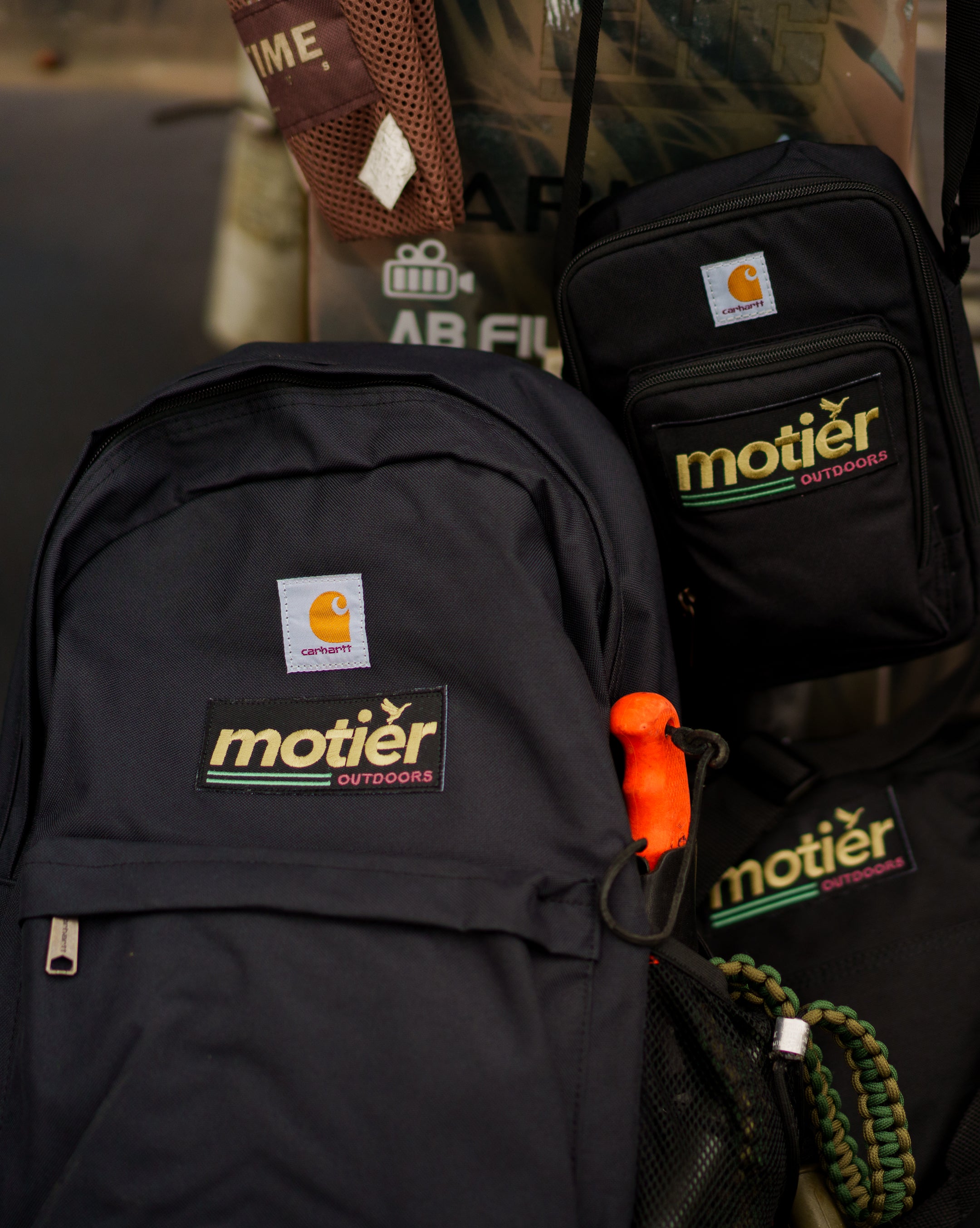 The Motier Outdoors Canvas Backpack (Black) - Motier Lafayette 