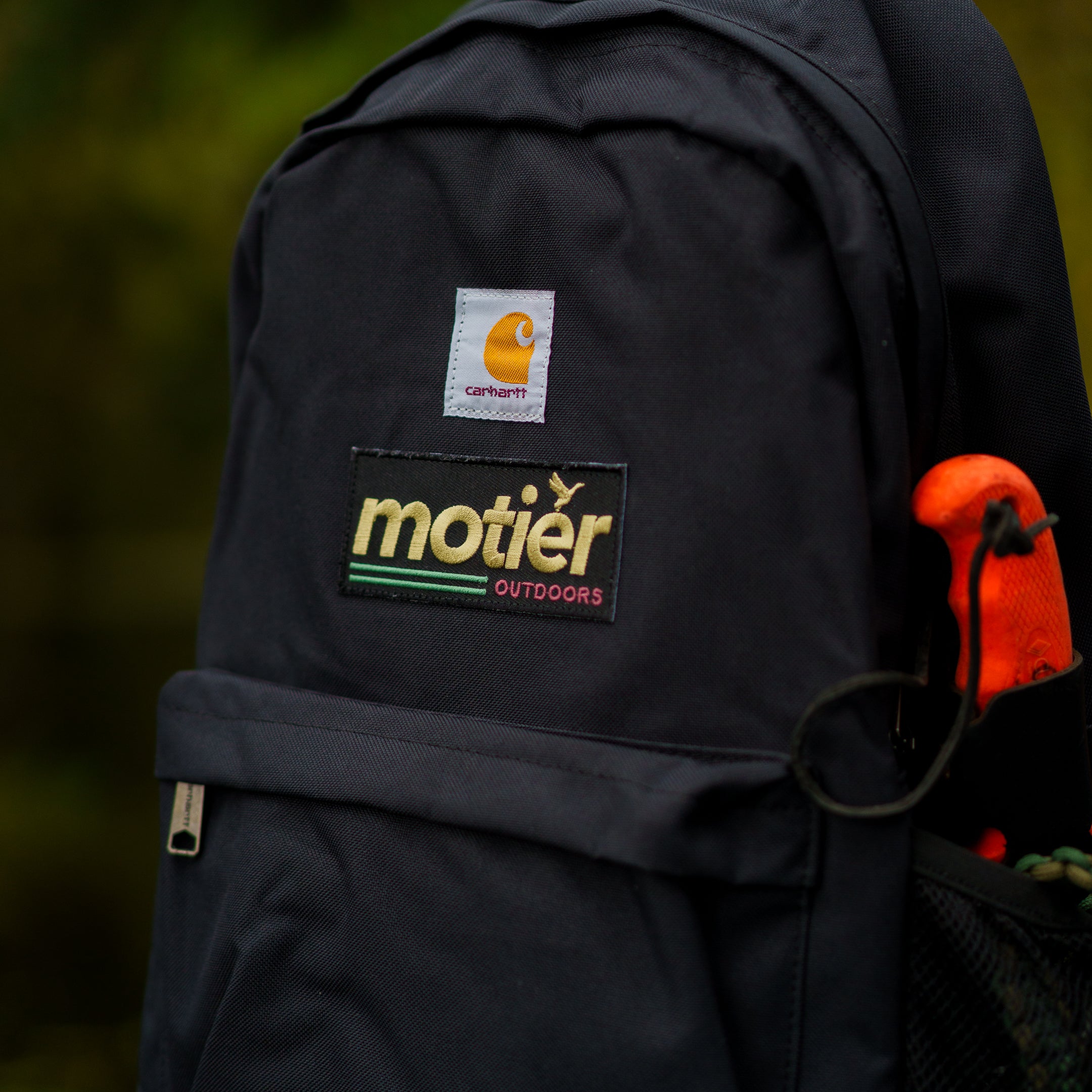 The Motier Outdoors Canvas Backpack (Black) - Motier Lafayette 