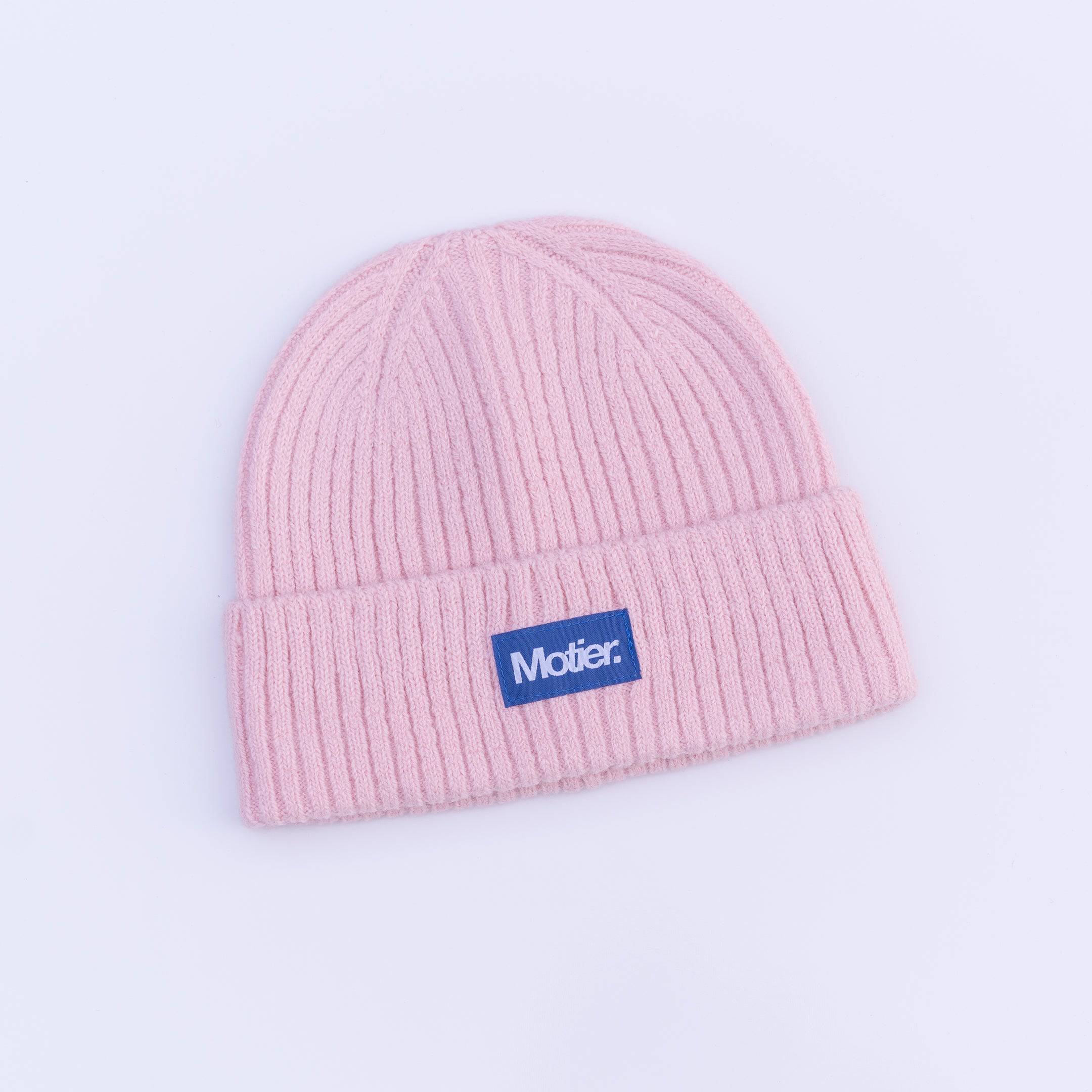 The STC Patch Beanie (Salmon) - Motier Lafayette 