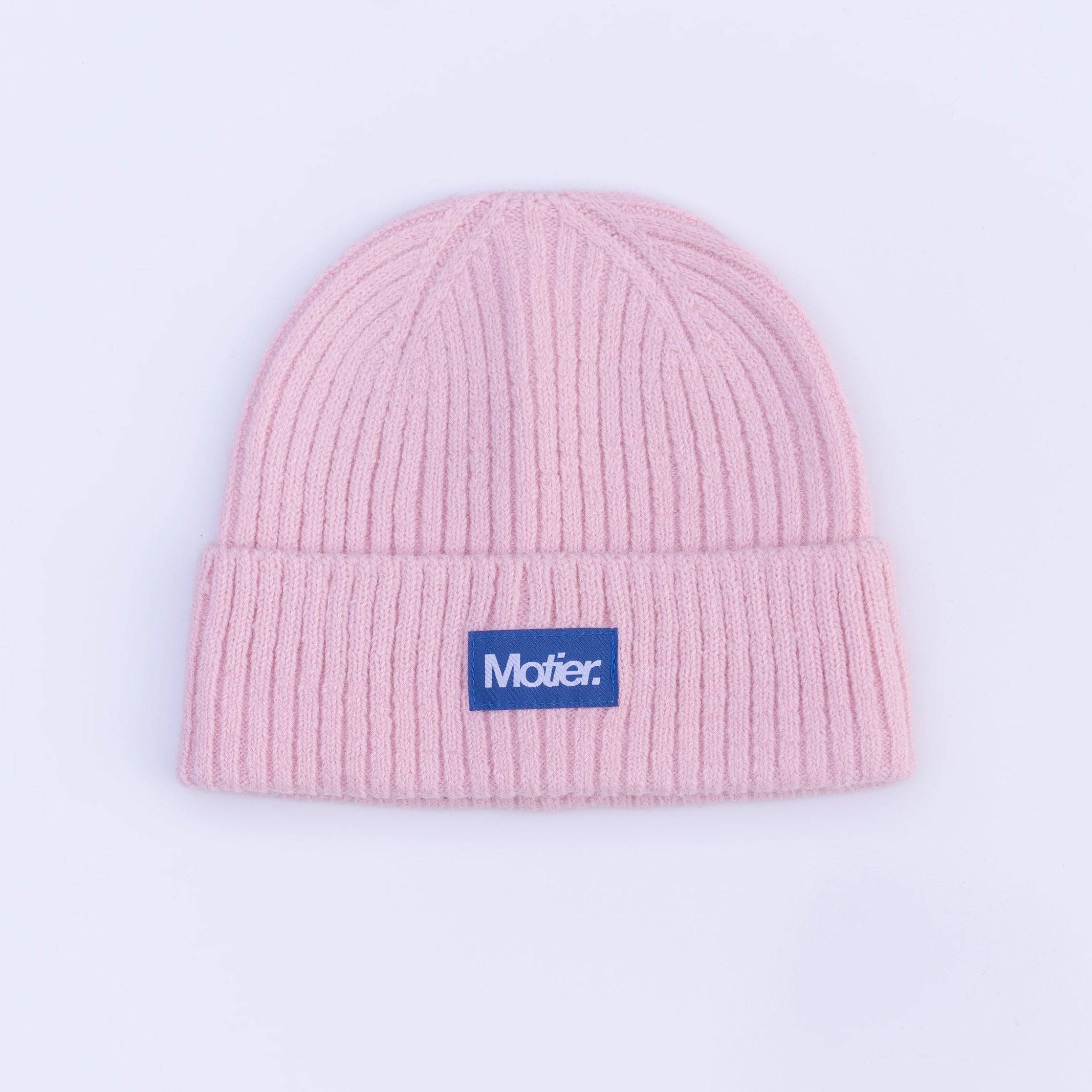 The STC Patch Beanie (Salmon) - Motier Lafayette 