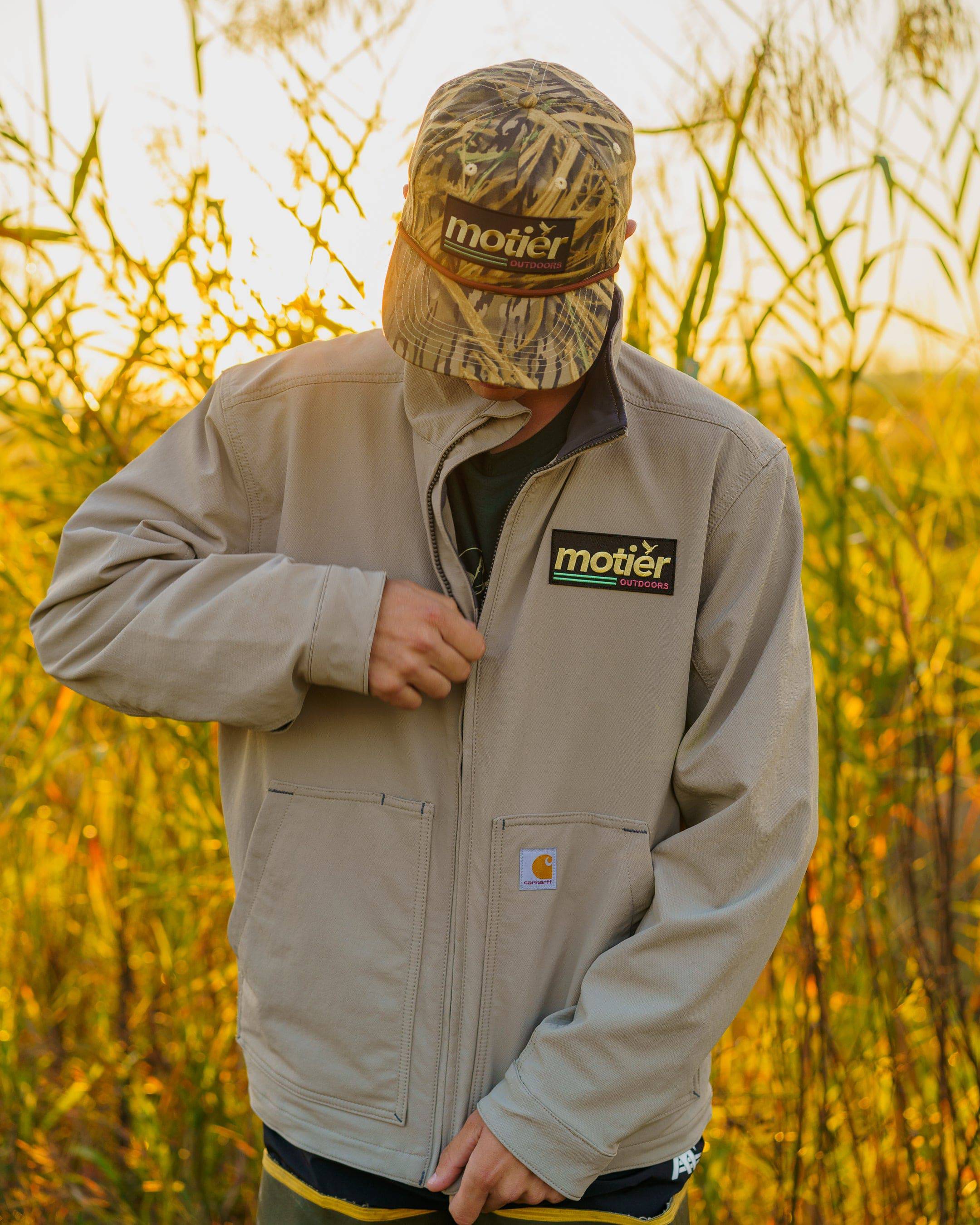 The Motier Outdoors Carhartt Duck Jacket (Sand) - Motier Lafayette 