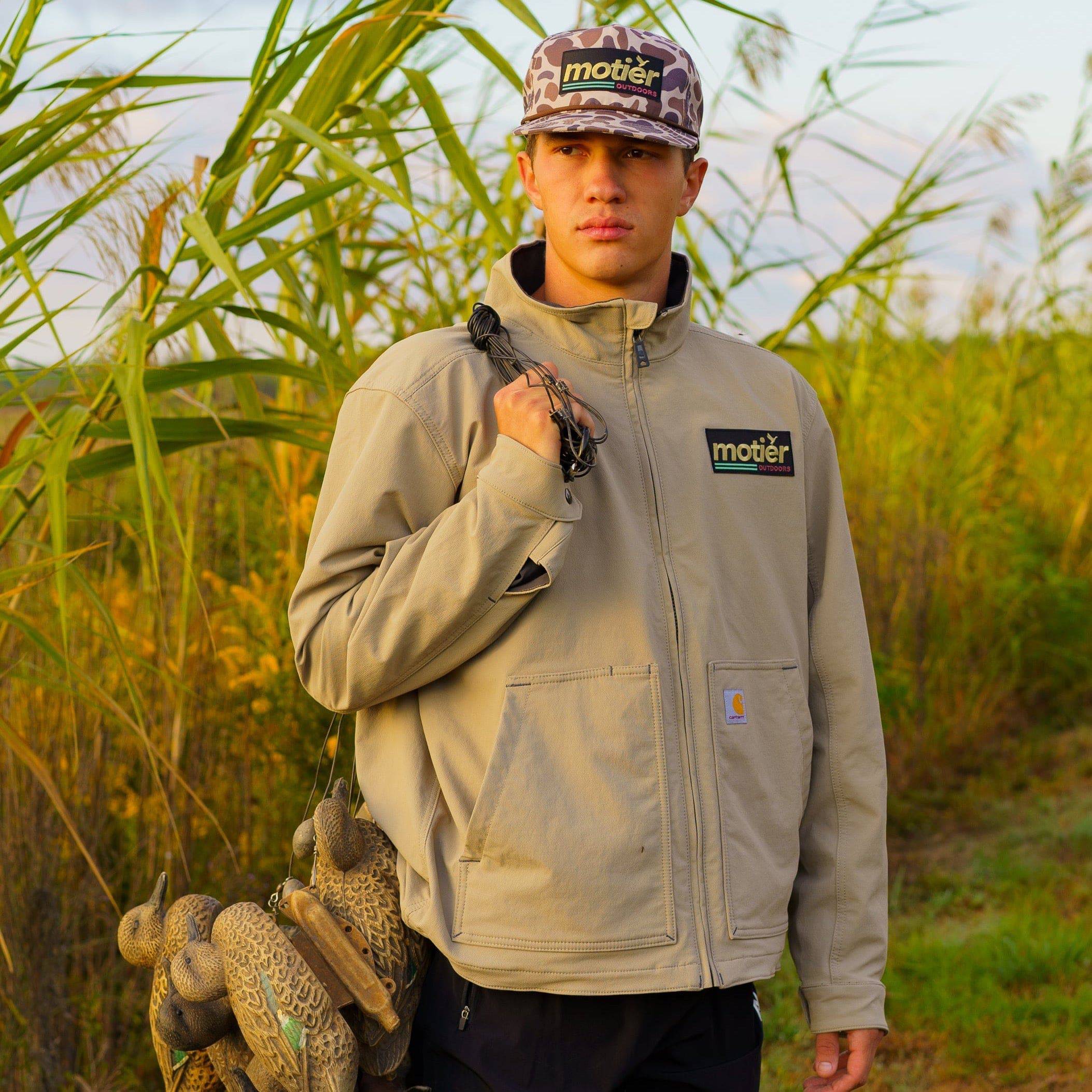 The Motier Outdoors Carhartt Duck Jacket (Sand) - Motier Lafayette 