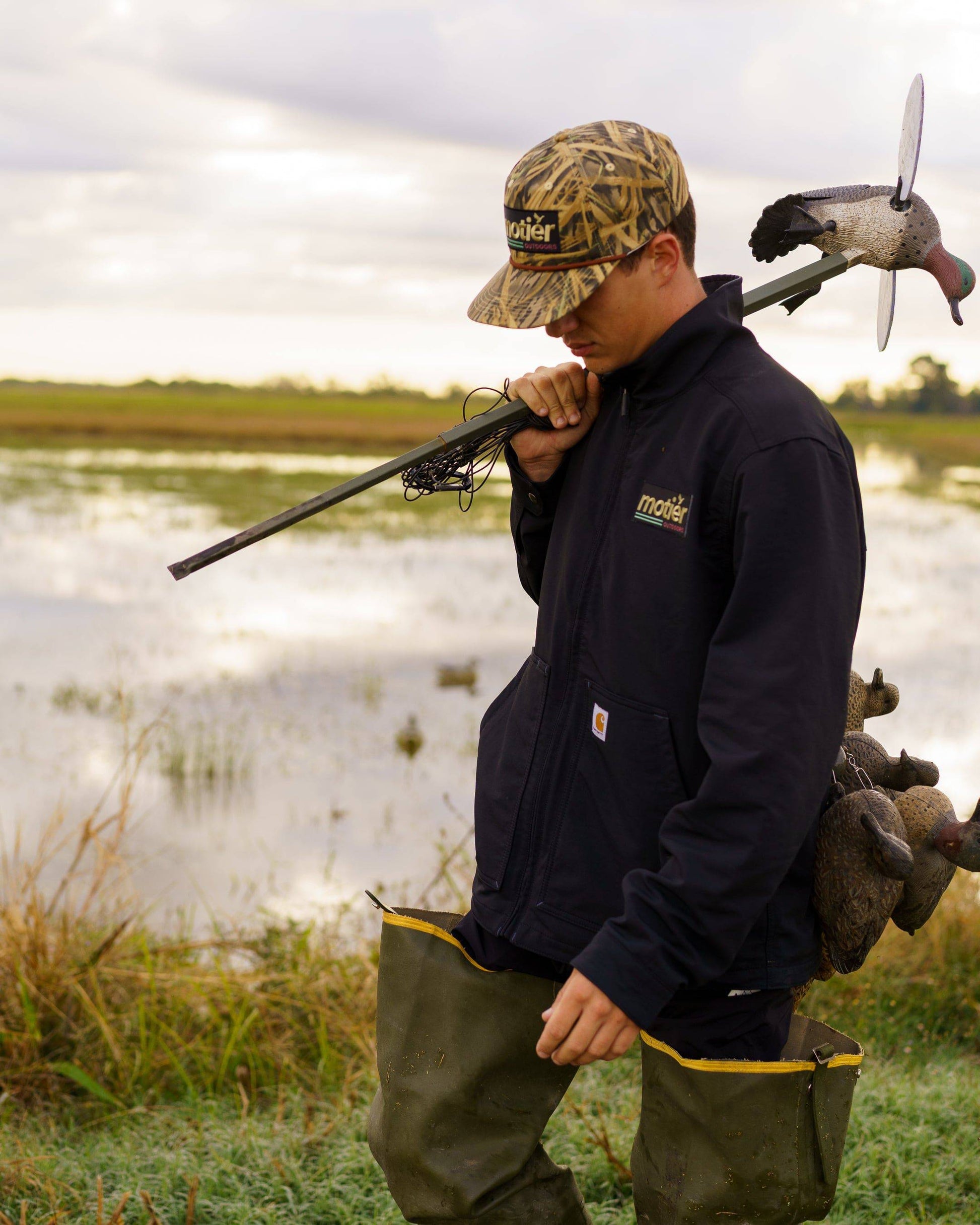 The Motier Outdoors Carhartt Duck Jacket (Black) - Motier Lafayette 
