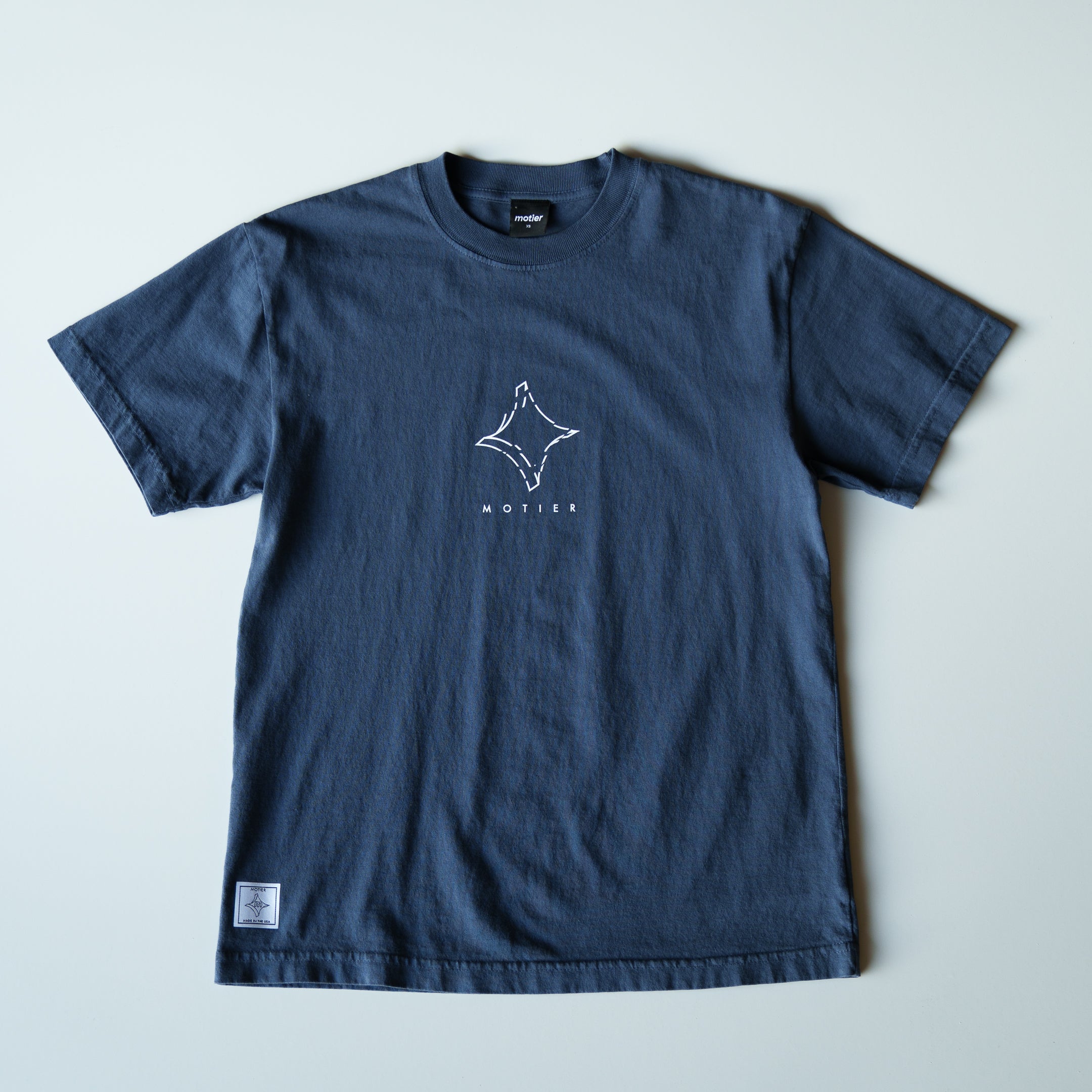 Beyond The Noise Luxe Tee (Vintage Navy) - Motier Lafayette 