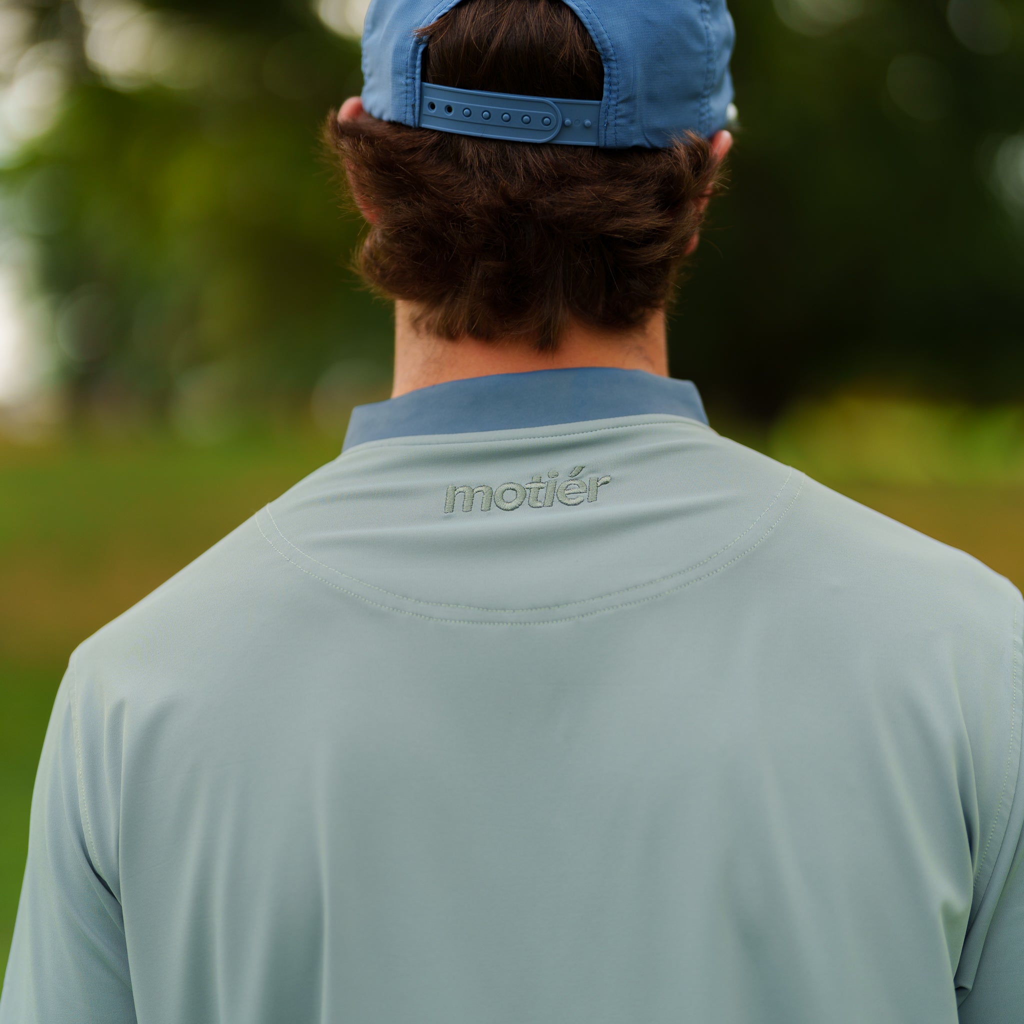 The Motier Tour Blade Collar Polo (Coastal Sage) - Motier Lafayette 