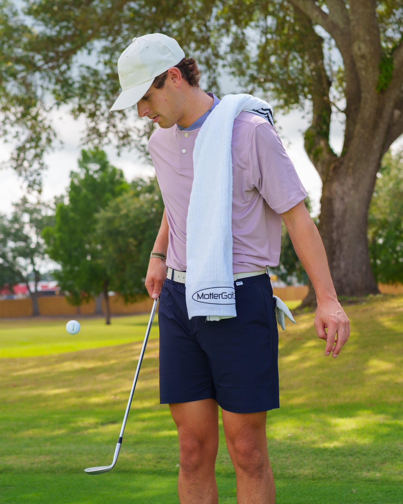 The Motier Tour Blade Collar Polo (Evening Bloom) - Motier Lafayette 