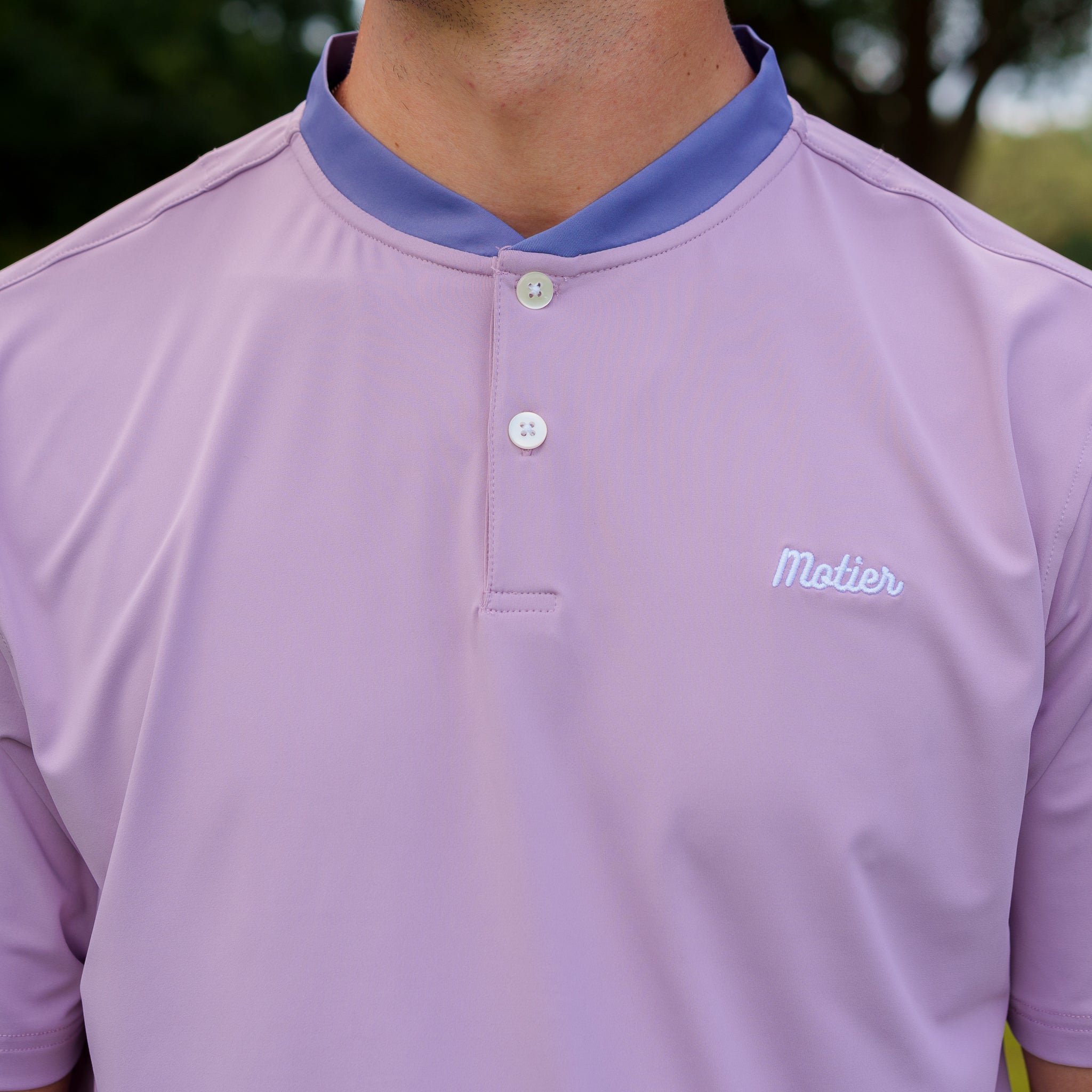 The Motier Tour Blade Collar Polo (Evening Bloom) - Motier Lafayette 