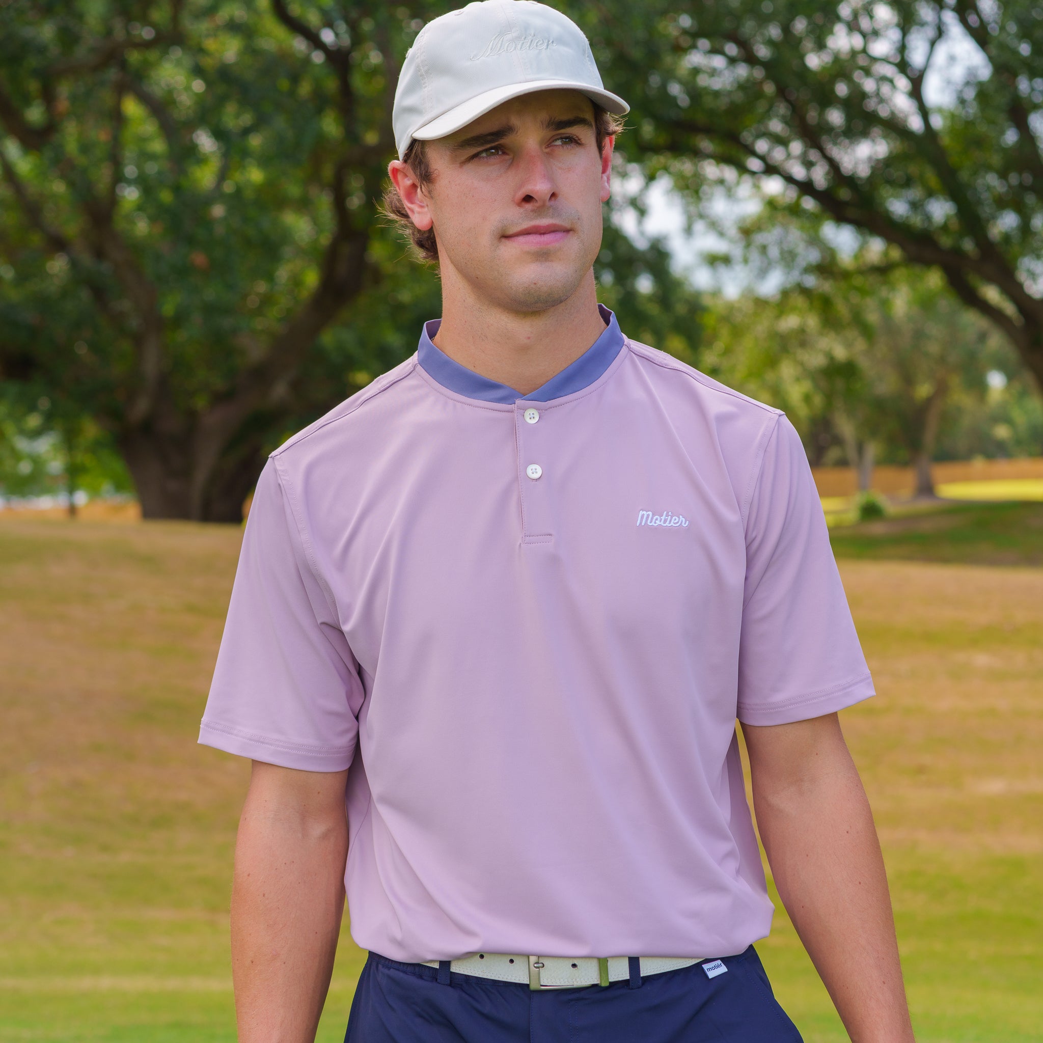 The Motier Tour Blade Collar Polo (Evening Bloom) - Motier Lafayette 