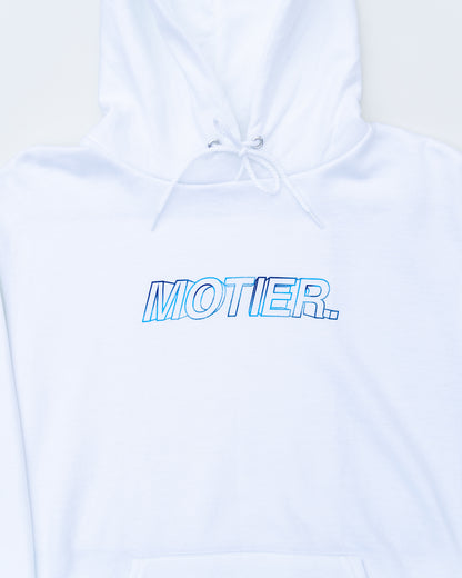 The Blur Holographic Hoodie (white) - Motier Lafayette 