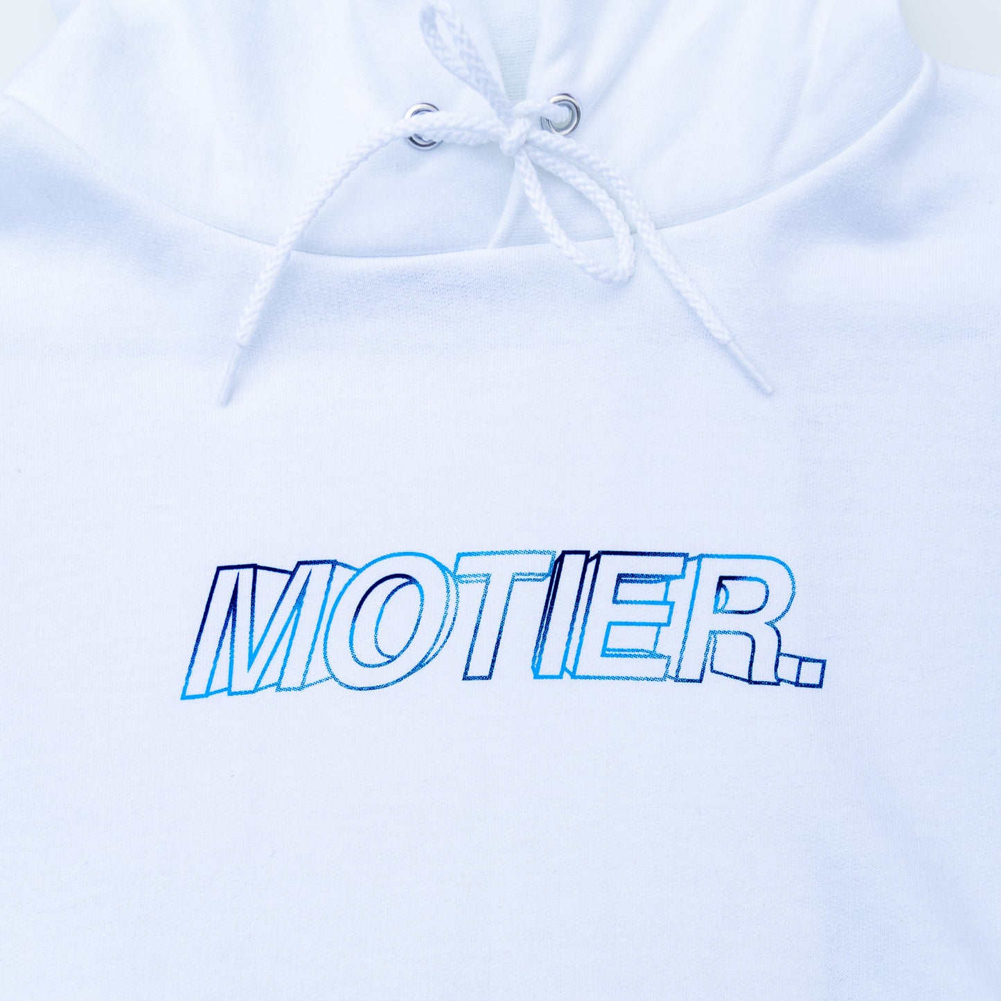 The Blur Holographic Hoodie (white) - Motier Lafayette 