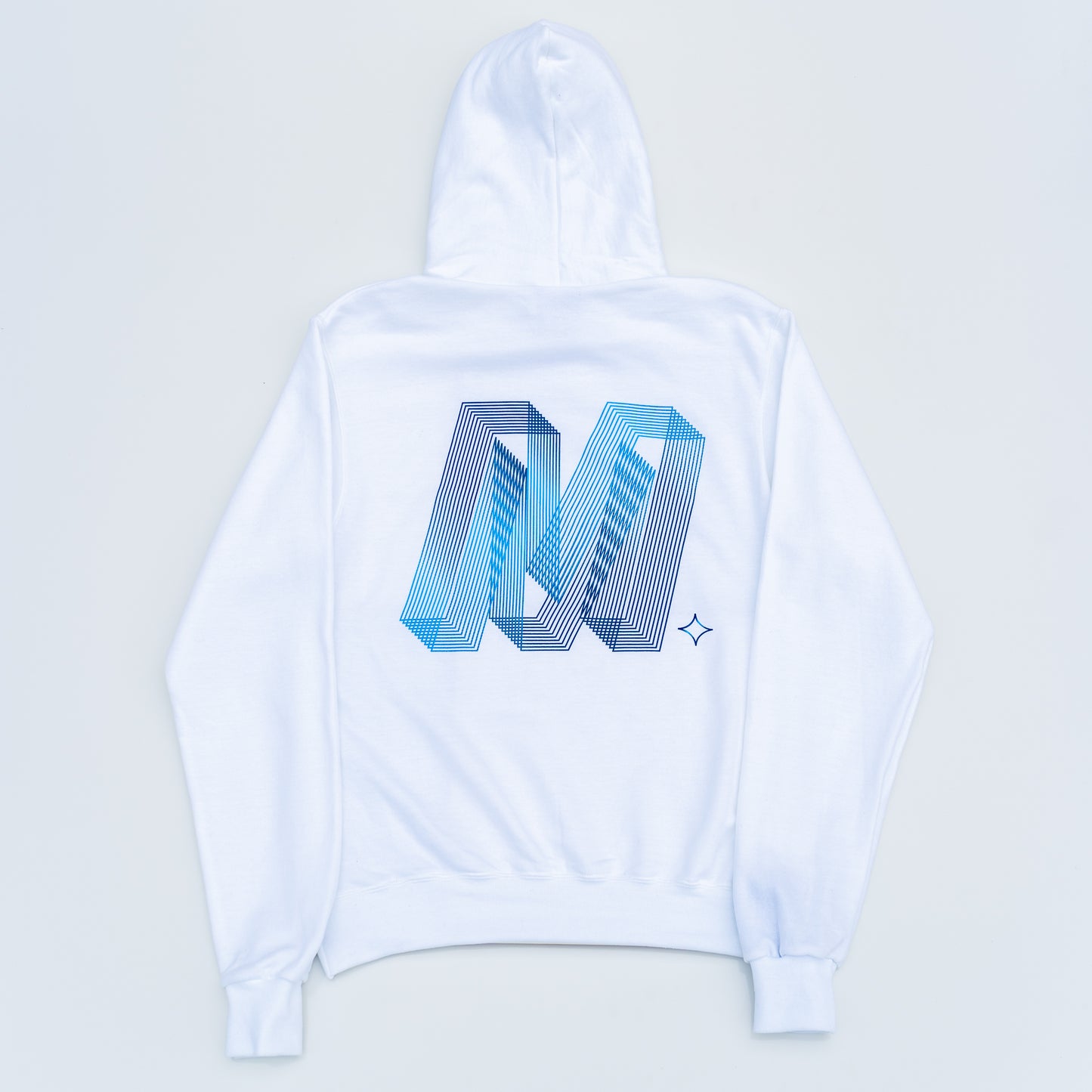 The Blur Holographic Hoodie (white) - Motier Lafayette 